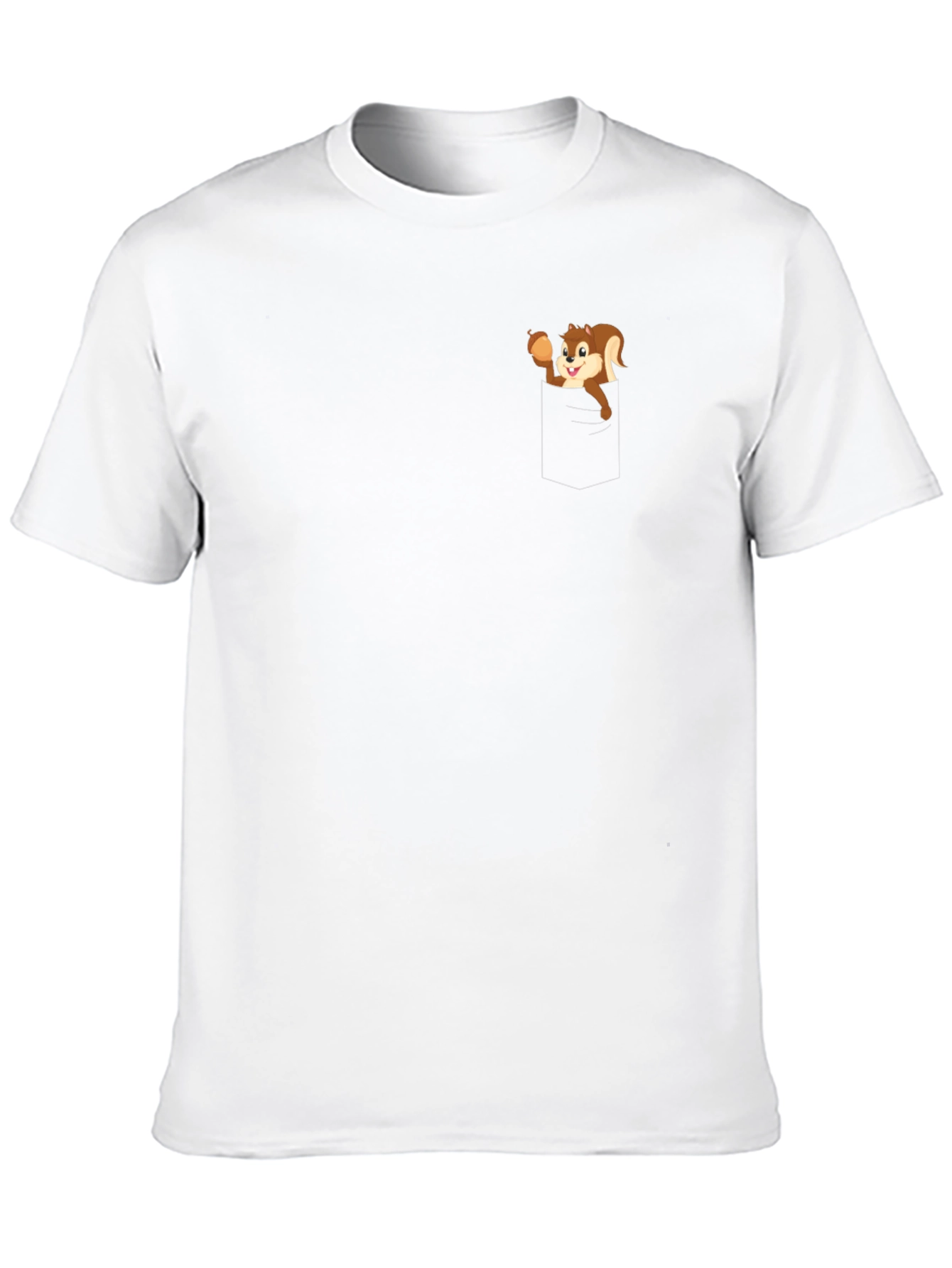 Squirrel Pocket T-Shirt - Fun Novelty Tee