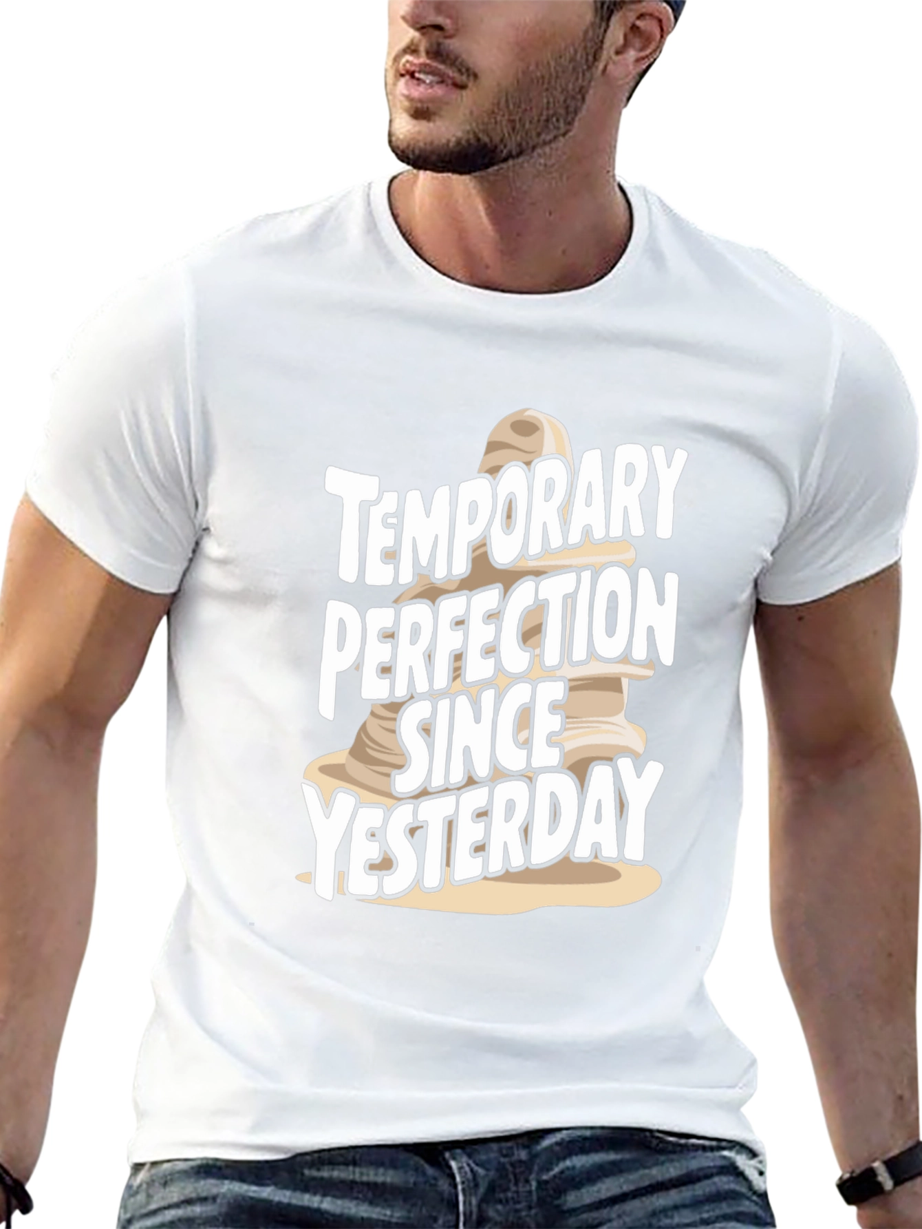 Temporary Perfection T-Shirt - Black Cotton Tee