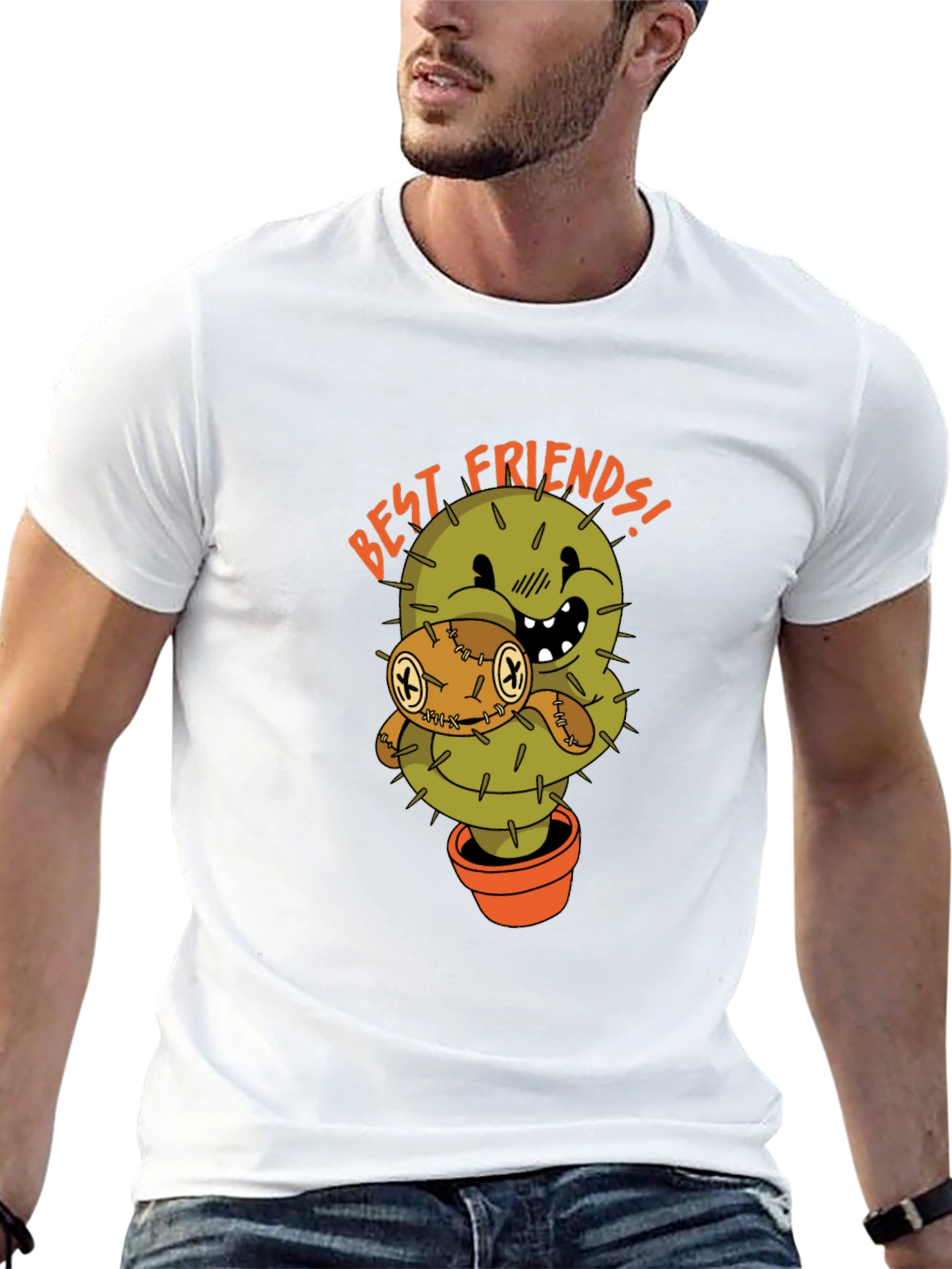 Best Friends Cactus Graphic T-Shirt