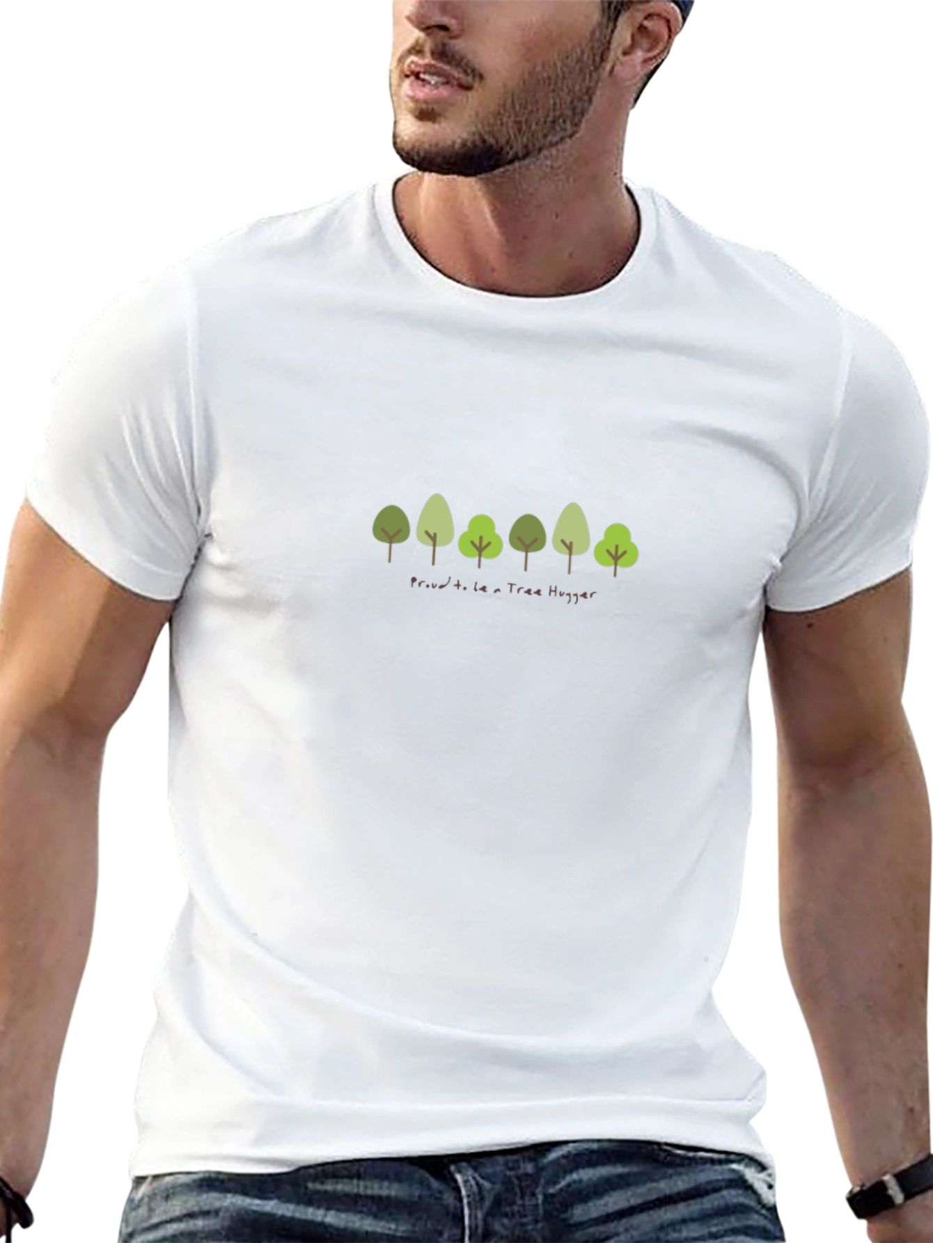 Tree Hugger Graphic Tee - Nature Lover Shirt