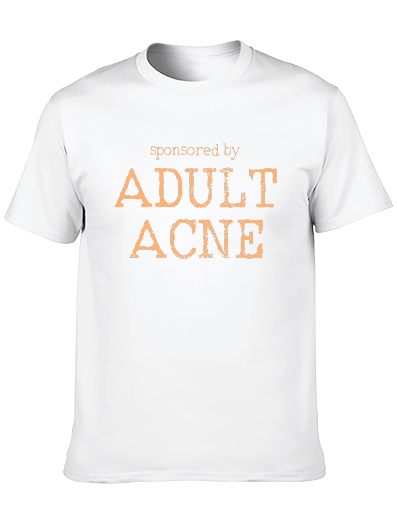 Adult Acne Sponsored T-Shirt - Funny Slogan Tee