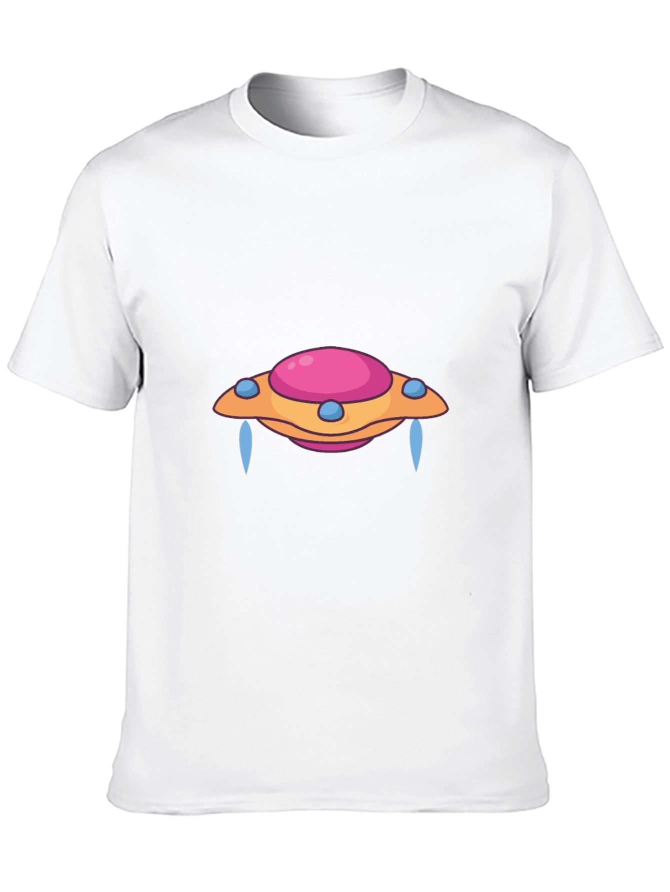 UFO Graphic Tee - Black Cotton Blend