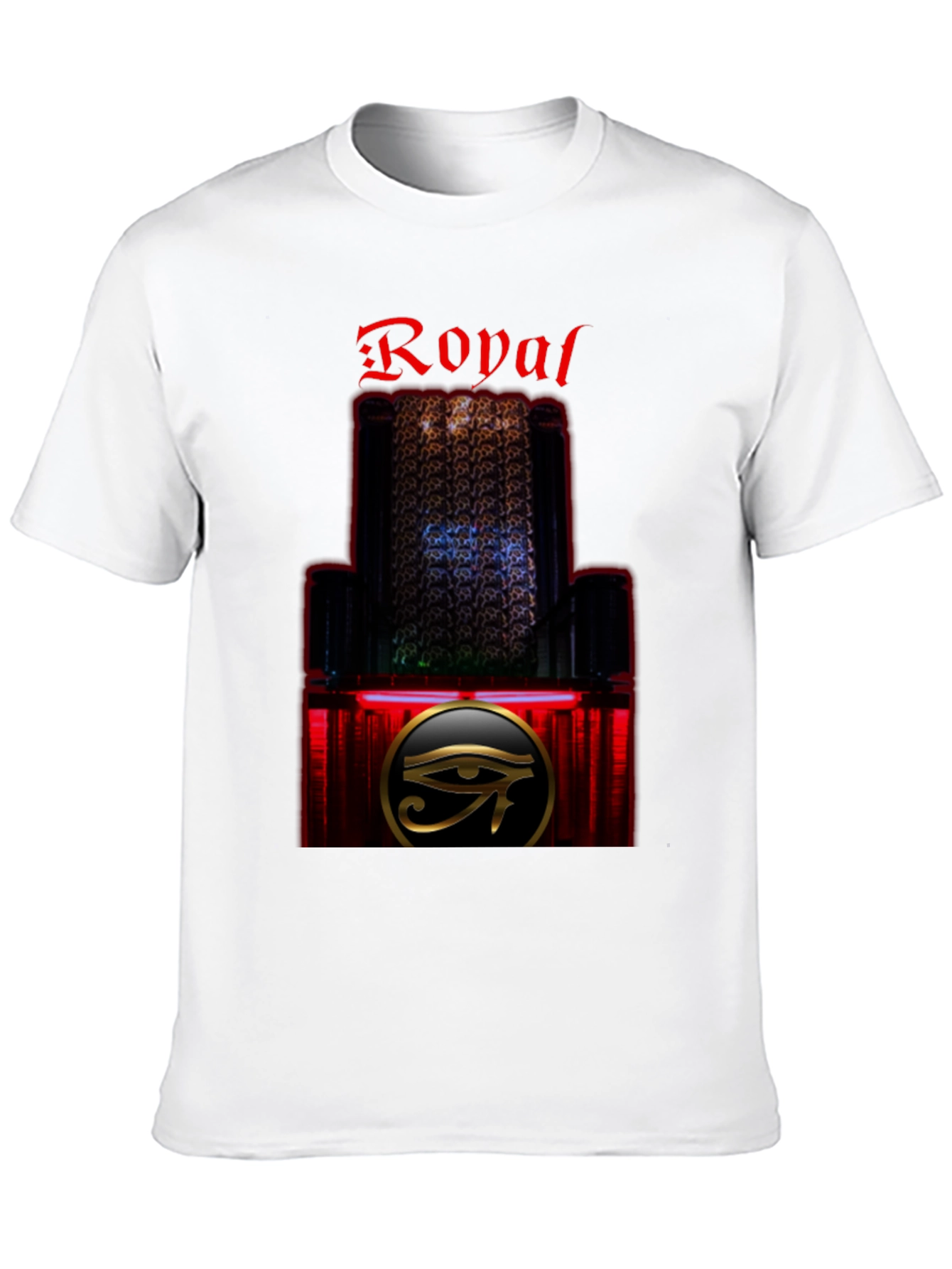 Royal Eye Graphic T-Shirt - Stylish Black Tee