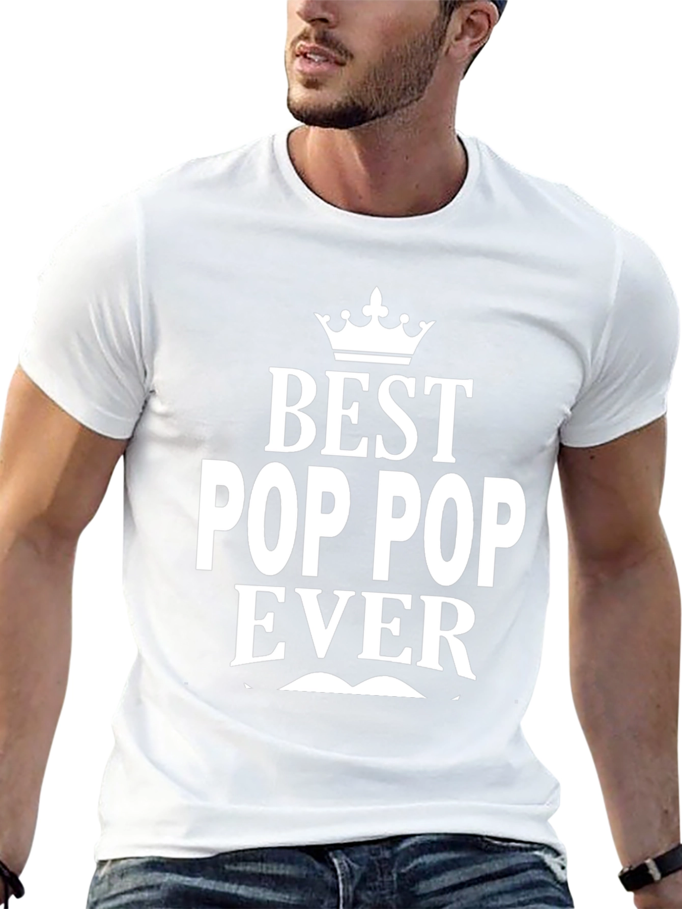 Best Pop Pop Ever Black T-Shirt