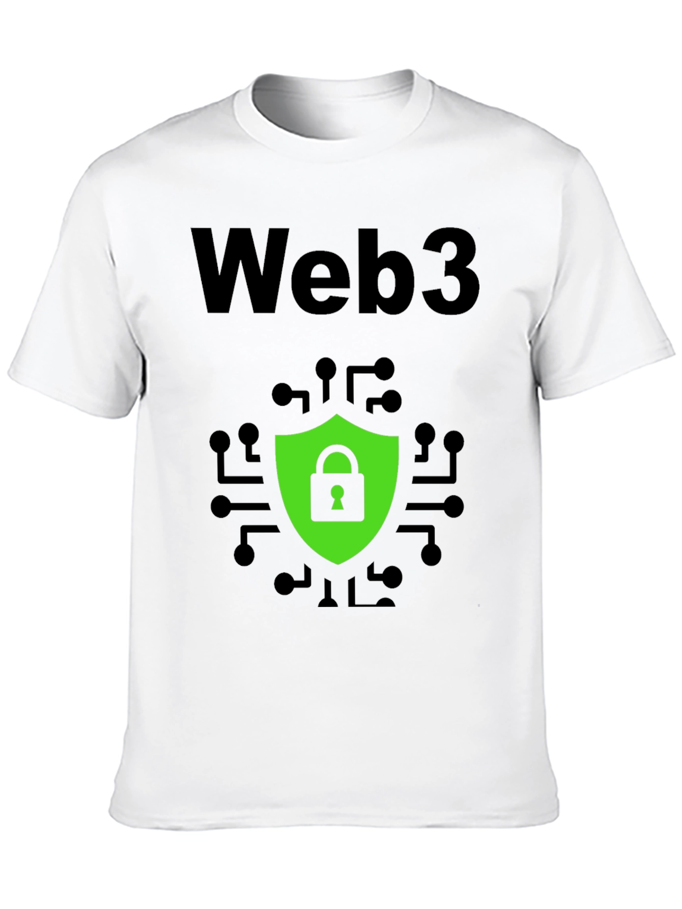 Web3 Security Graphic Tee - Modern Tech Style