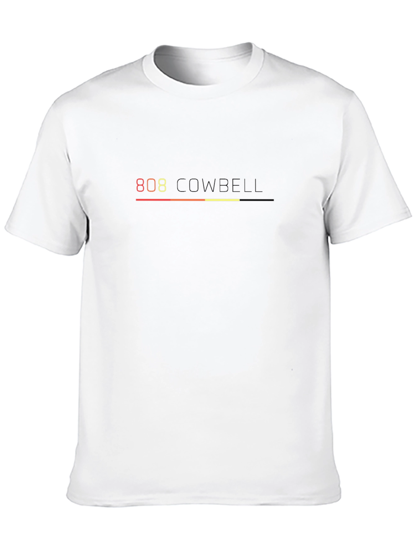 808 Cowbell Graphic Black T-Shirt