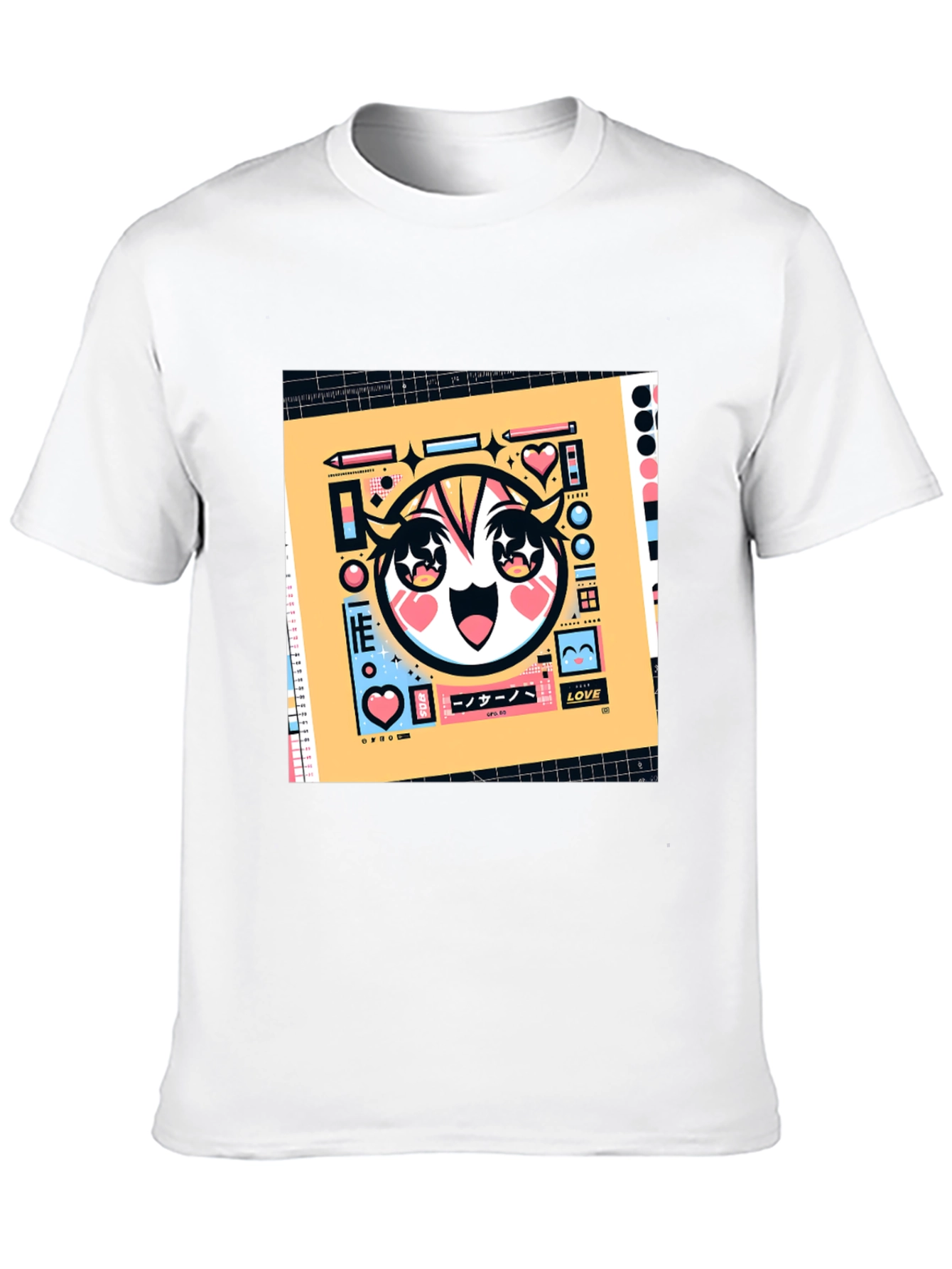 Anime Graphic Tee - Unique Cartoon Design