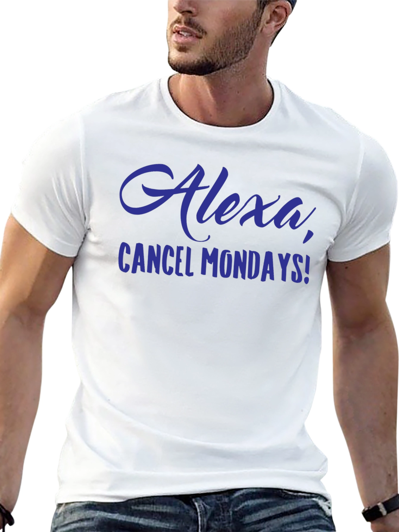 Alexa Cancel Mondays Funny Graphic T-Shirt