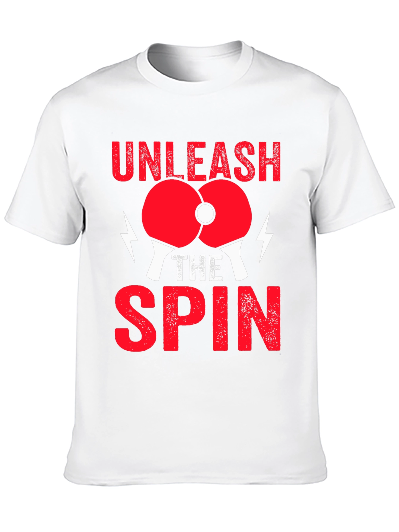 Unleash the Spin T-Shirt - Ping Pong Design