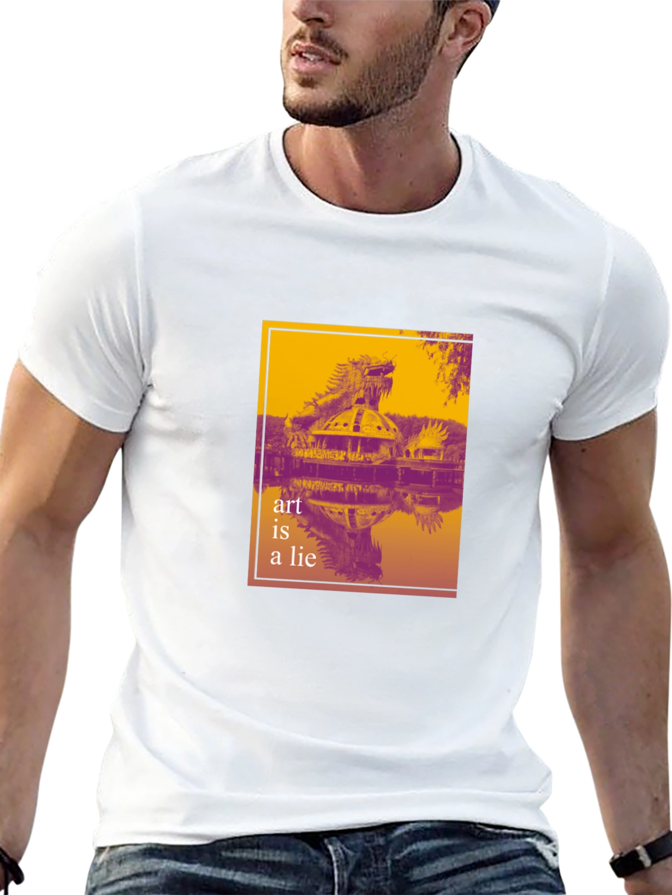Art is a Lie Graphic T-Shirt