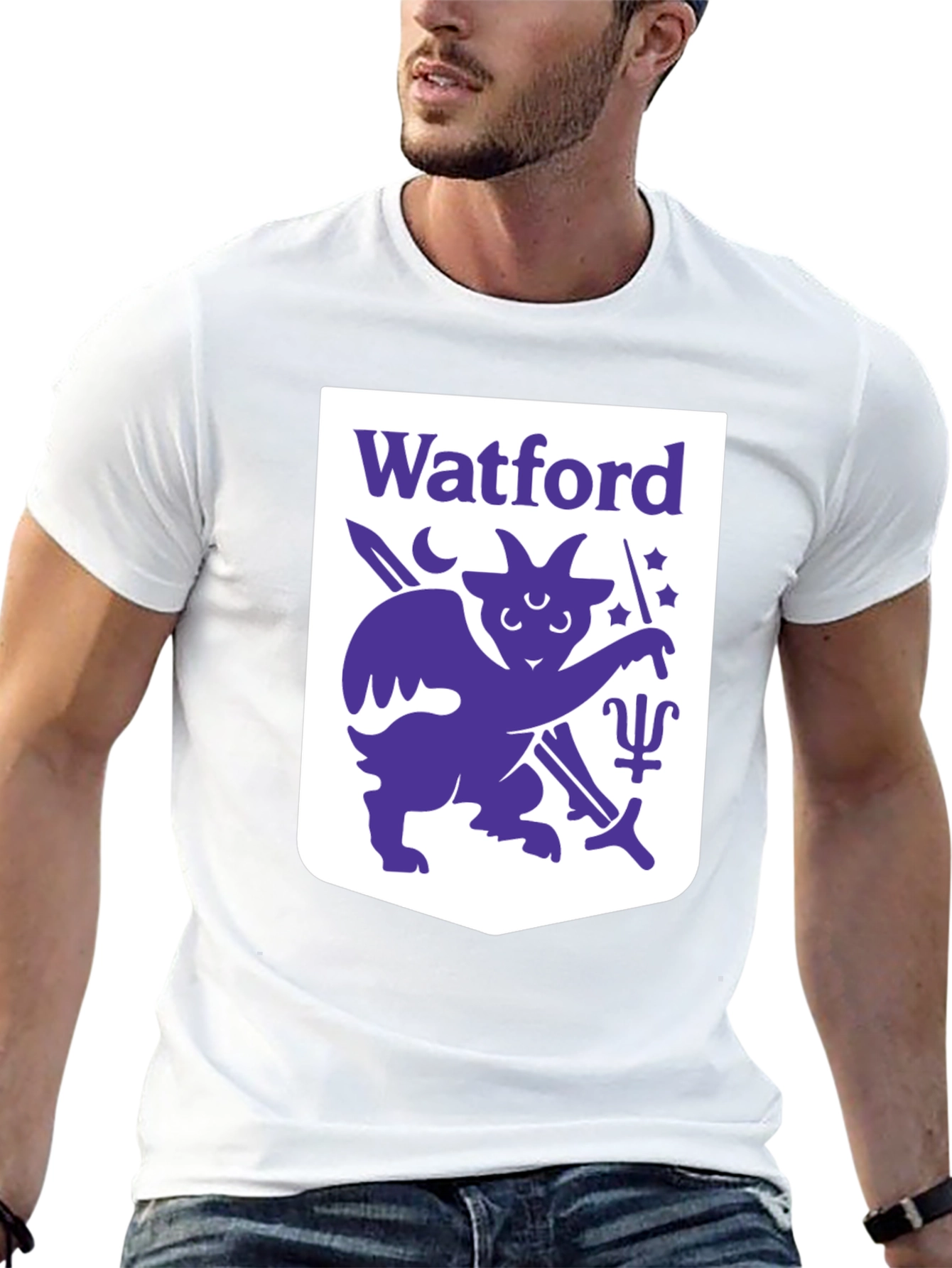 Watford Baphomet T-Shirt - Gothic Occult Style