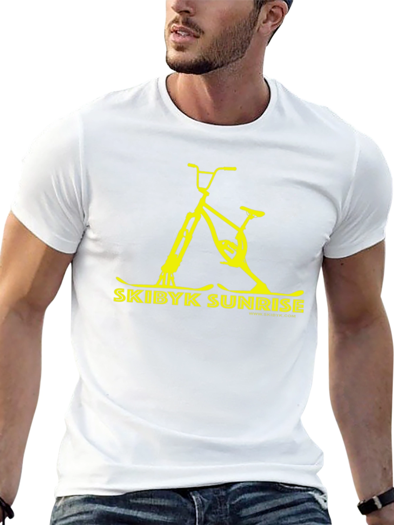 Skibyk Sunrise Graphic Tee - Black