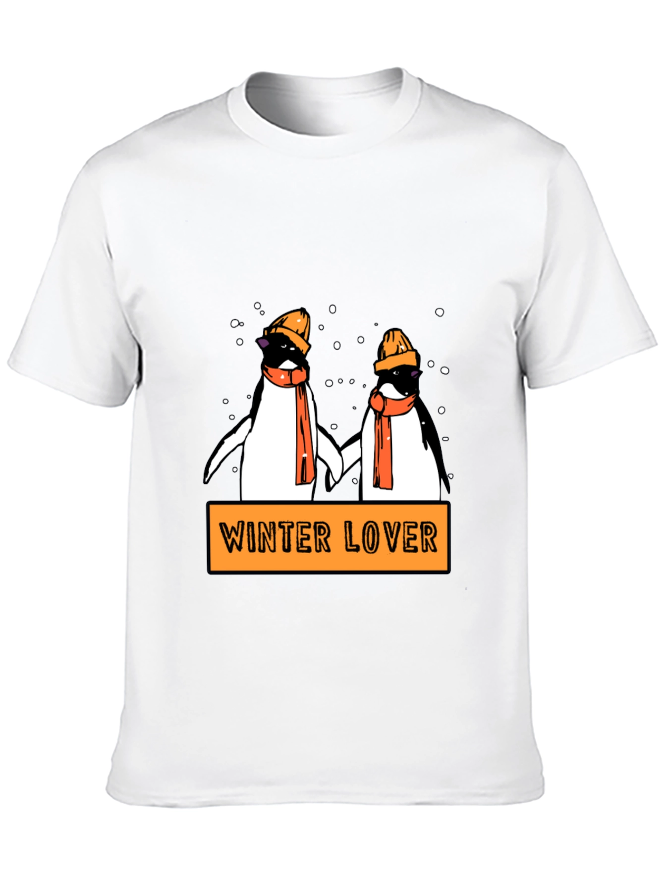 Winter Lover Penguin Graphic T-Shirt