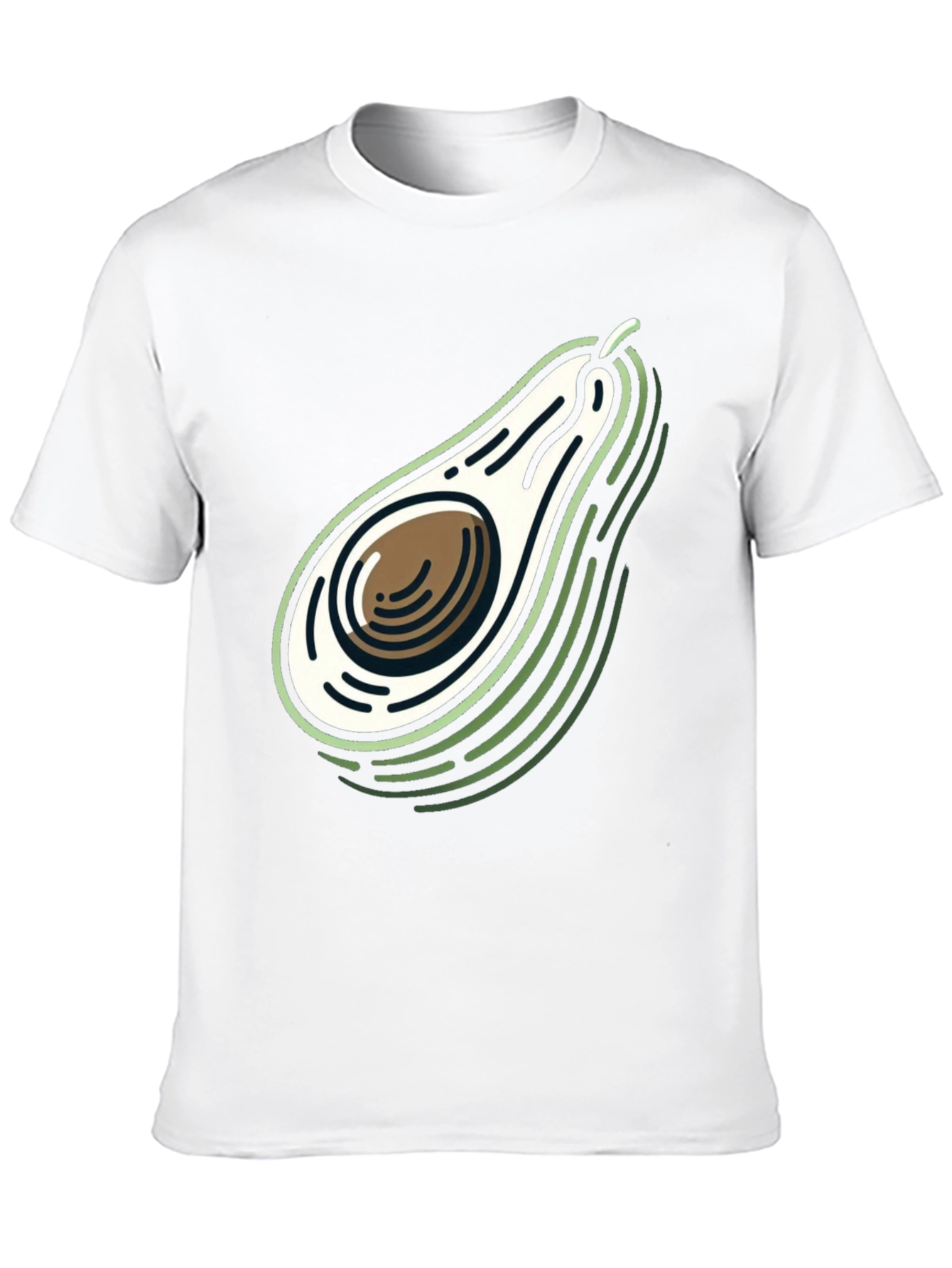 Avocado Graphic Tee - Stylish Mens T-Shirt