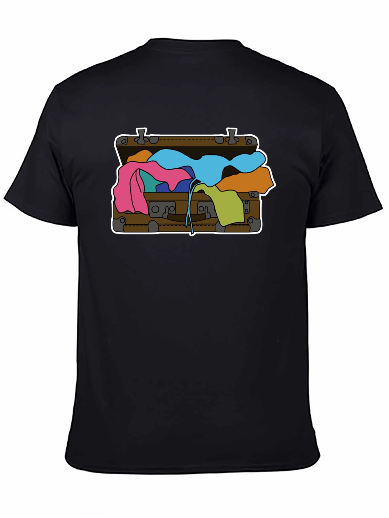 Suitcase Graphic Tee - Novelty Travel Shirt