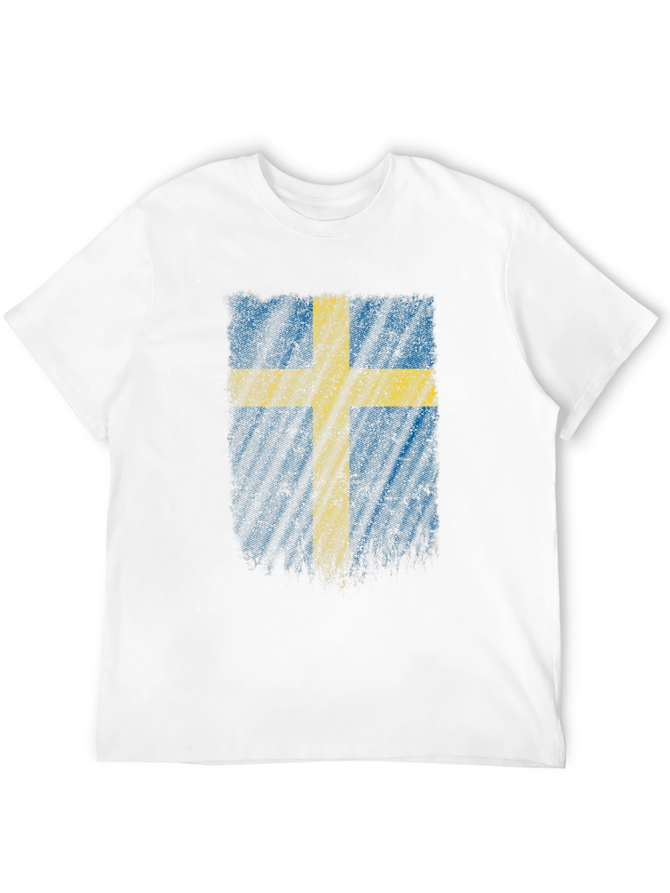 Swedish Flag Graphic Tee - Black