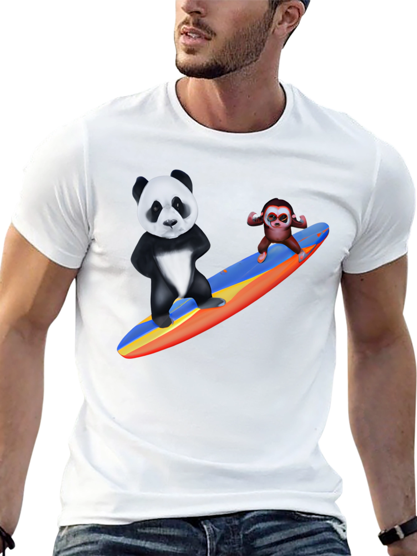 Surfs Up Panda T-Shirt