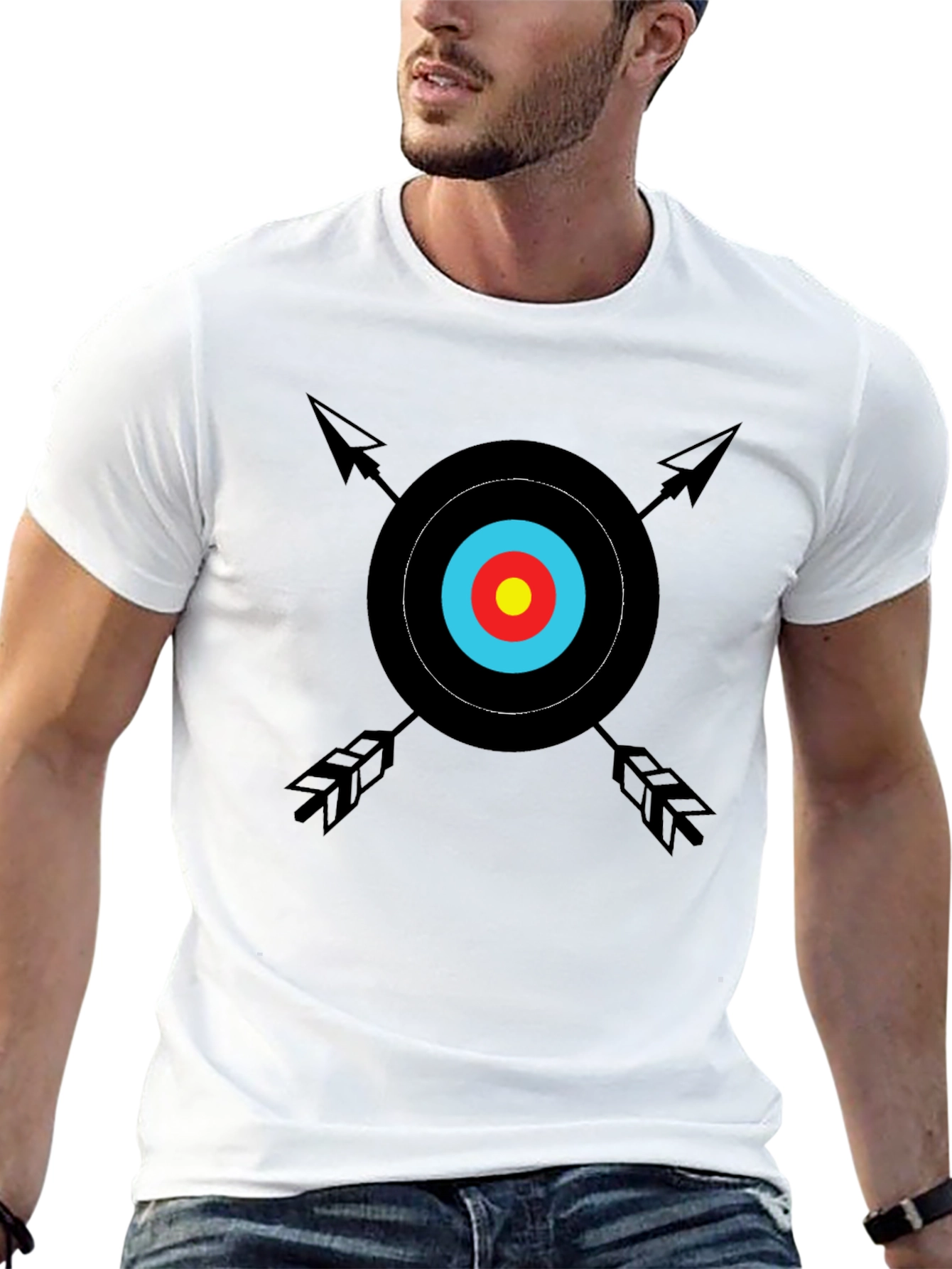 Archery Target Graphic Tee - Classic Design