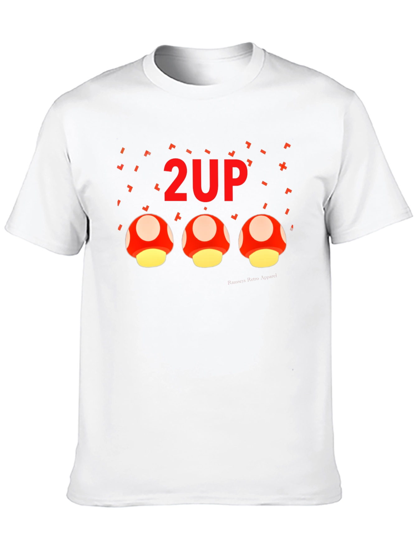 2UP Mushroom Gamer Graphic T-Shirt