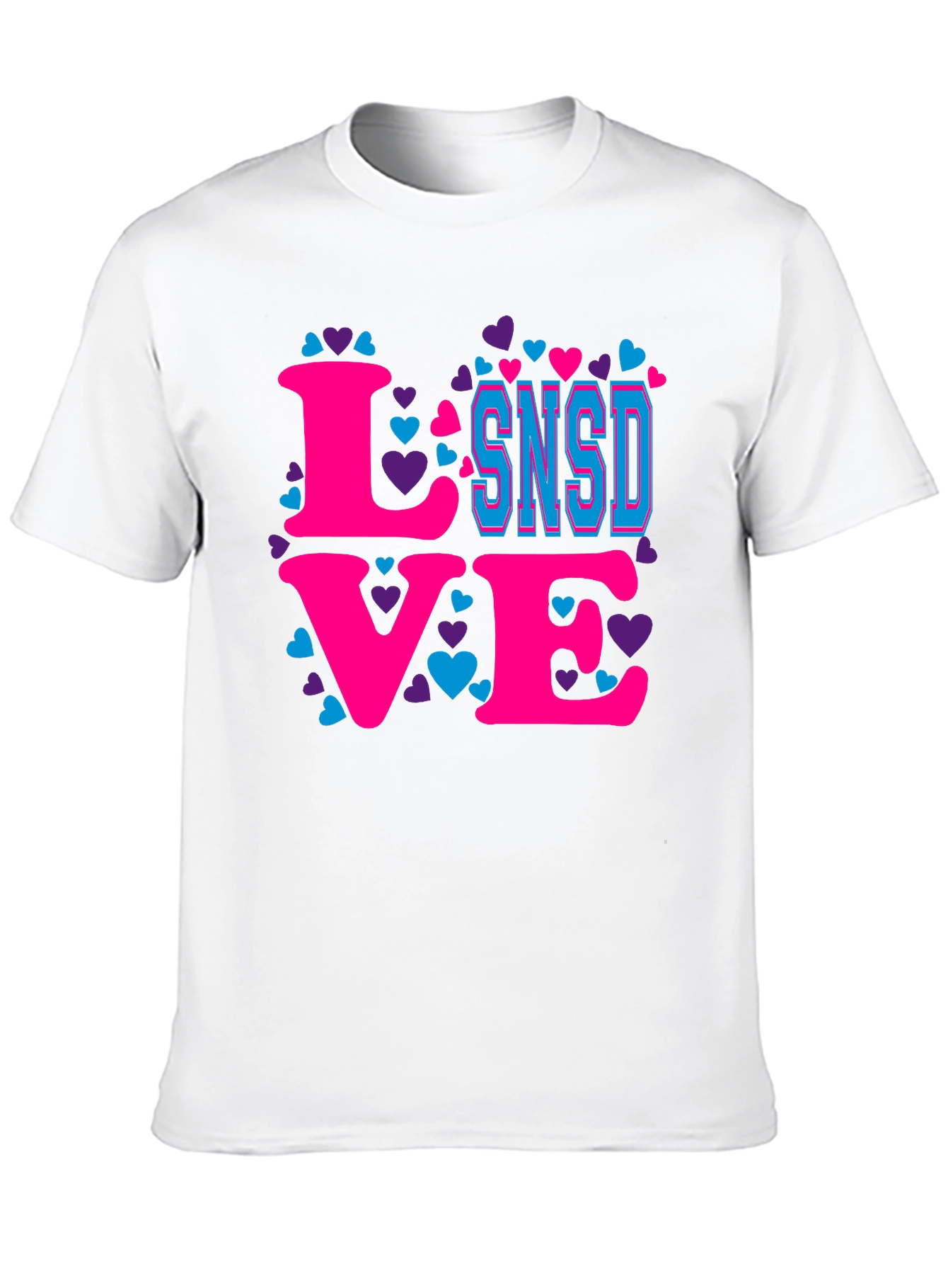 SNSD Love T-Shirt - Heart Graphic Tee