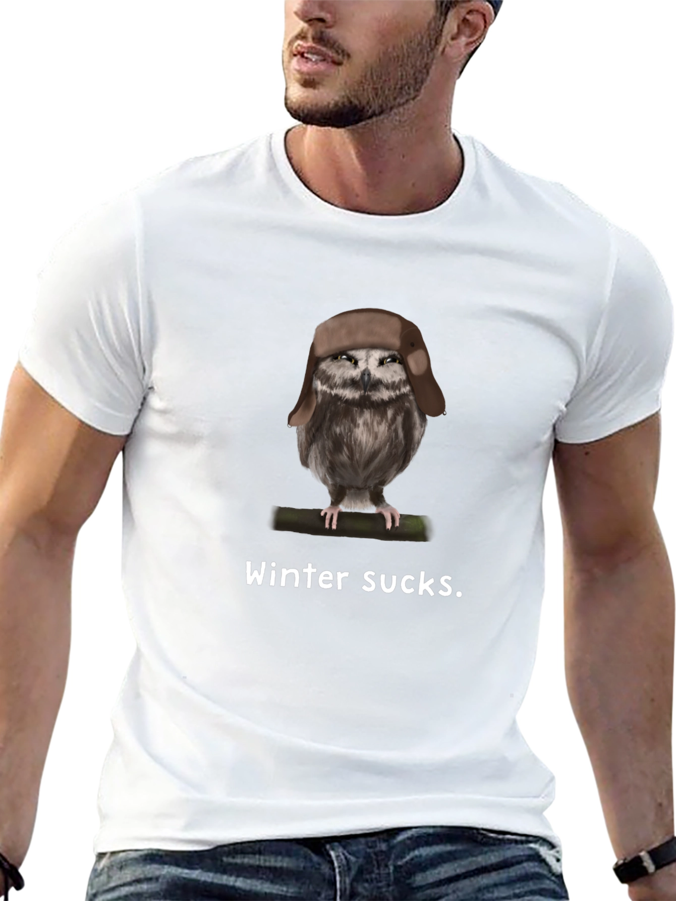 Winter Sucks Owl T-Shirt