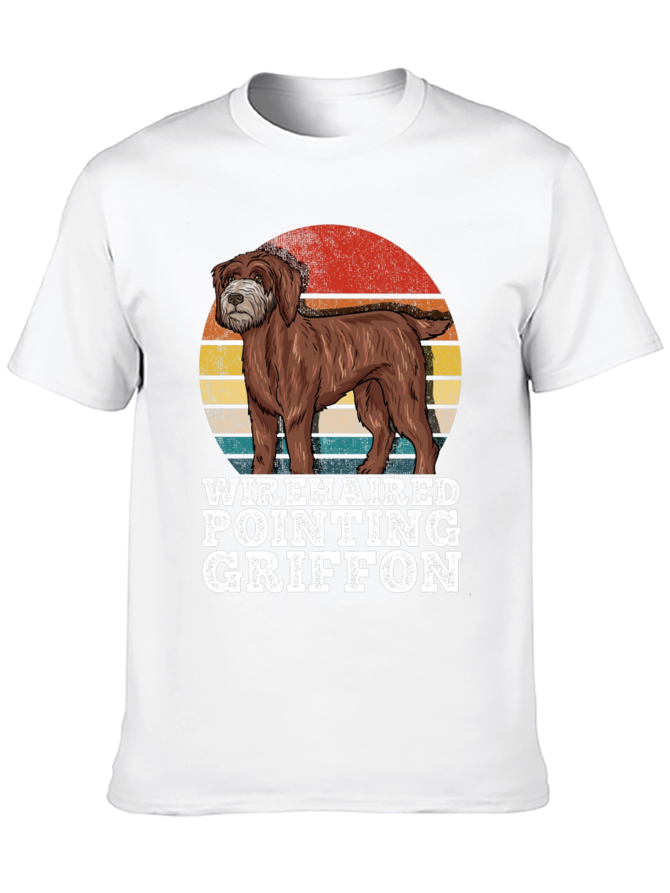 Wirehaired Pointing Griffon Retro T-Shirt
