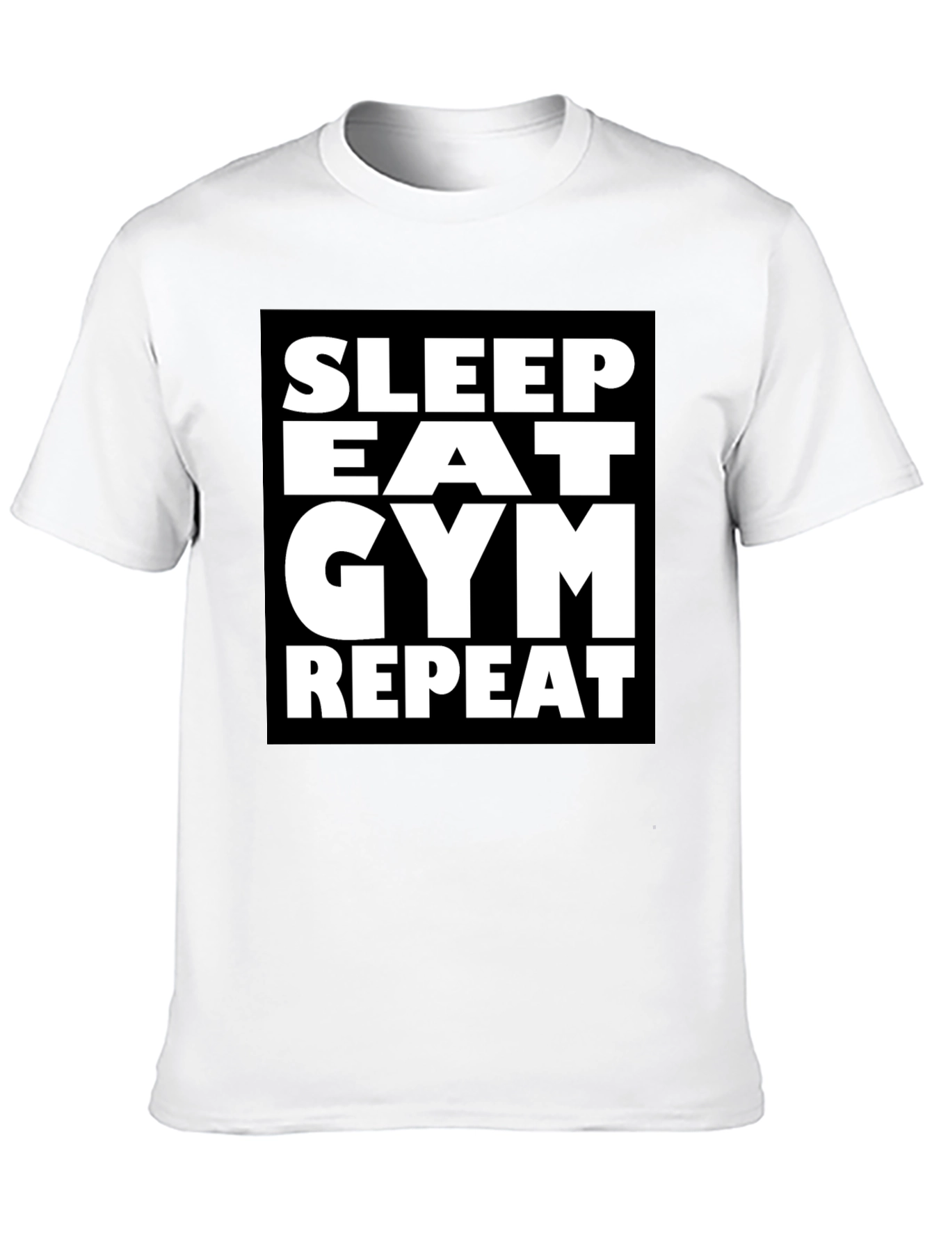 Sleep Eat Gym Repeat Graphic Tee