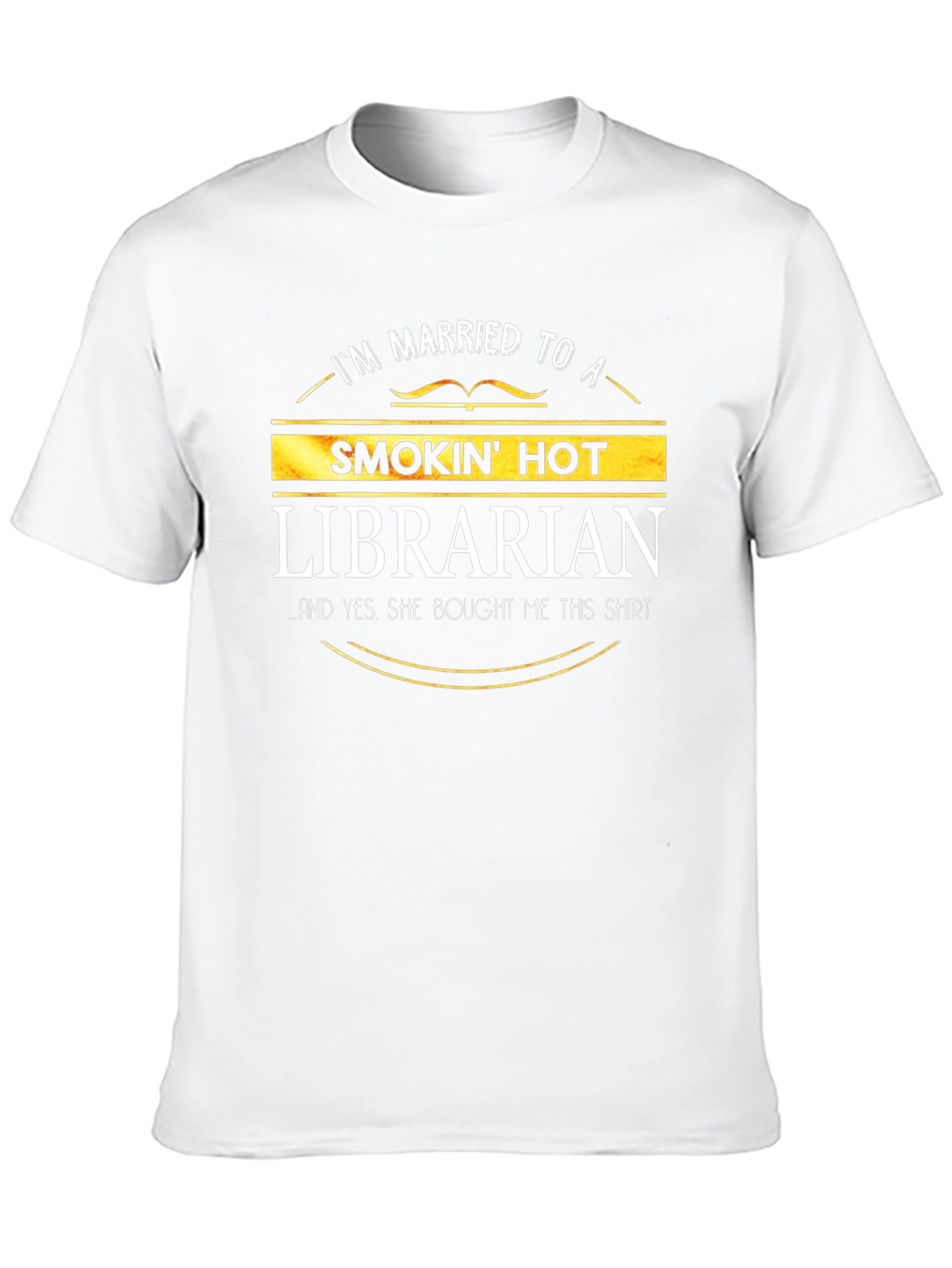 Smokin Hot Librarian T-Shirt - Husband Gift