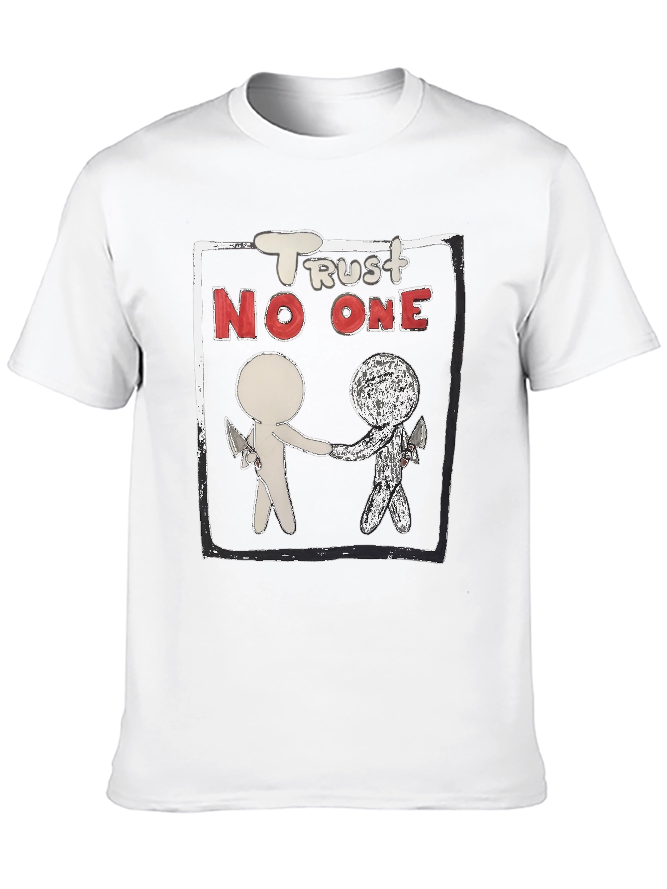 Trust No One Graphic Tee - Mens
