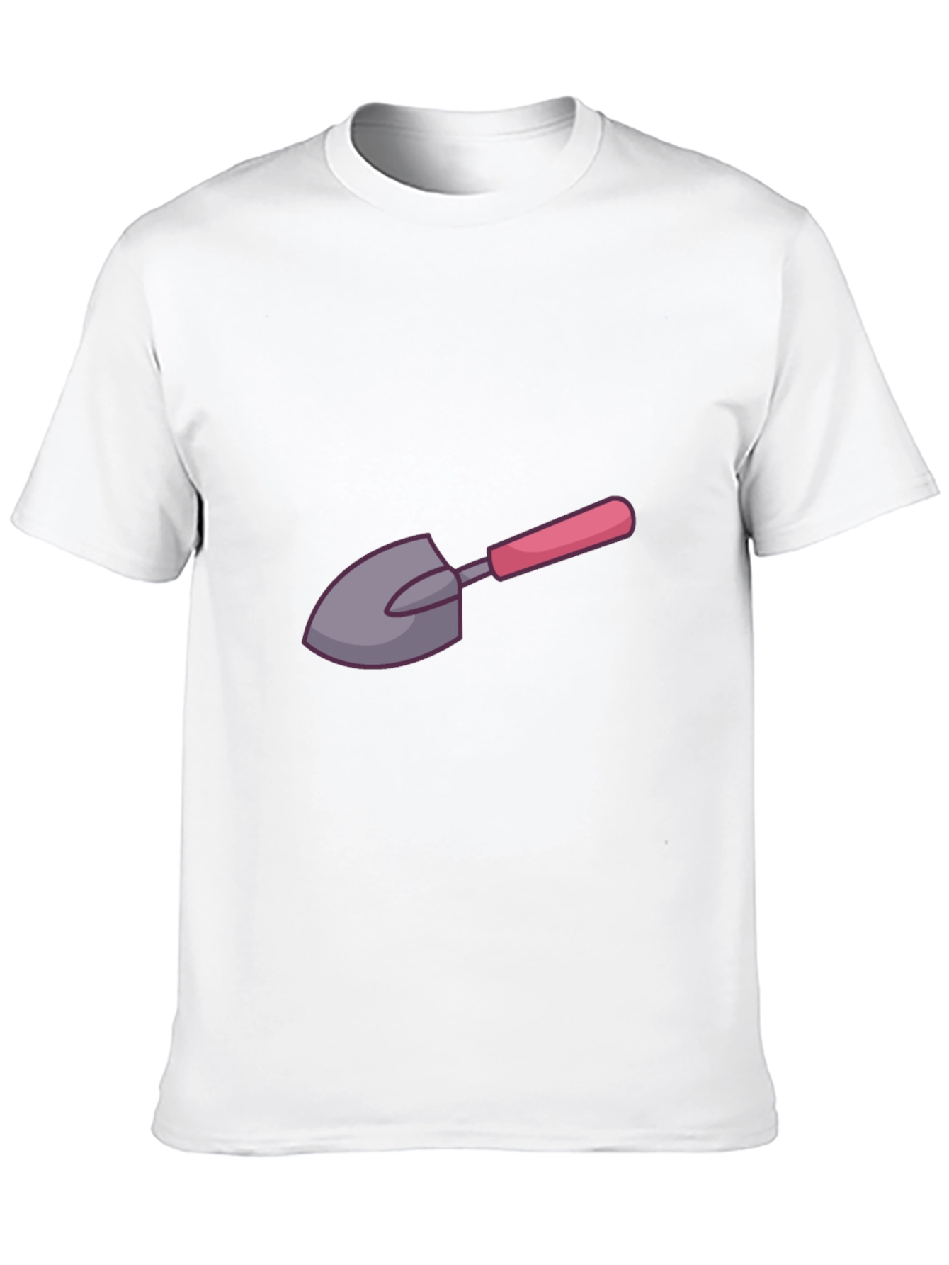 Cartoon Shovel Graphic T-Shirt