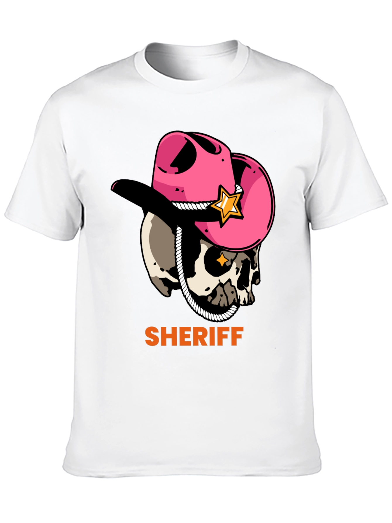Skull Sheriff Tee - Western Style