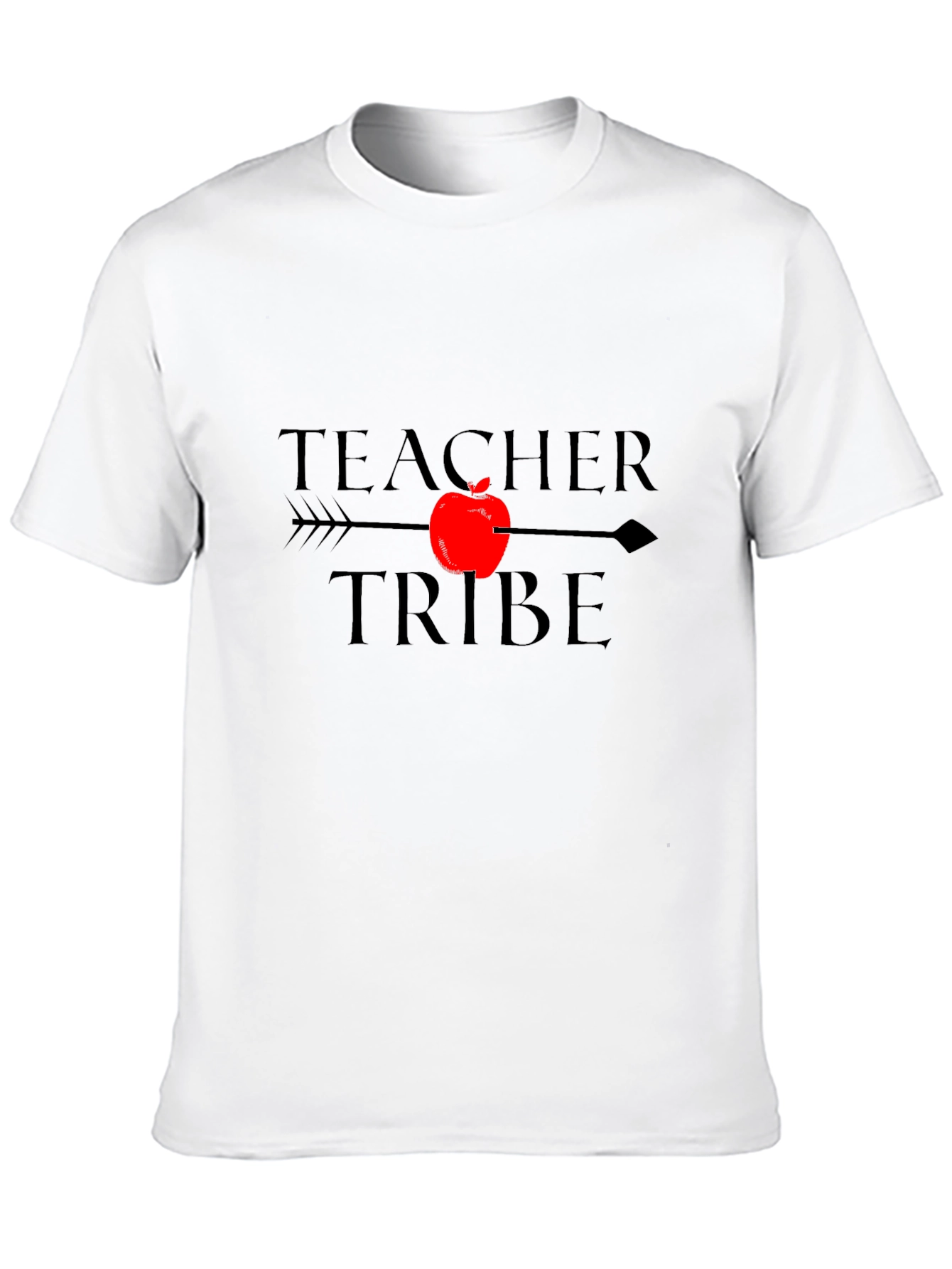 Teacher Tribe Graphic Tee - Black Cotton T-Shirt