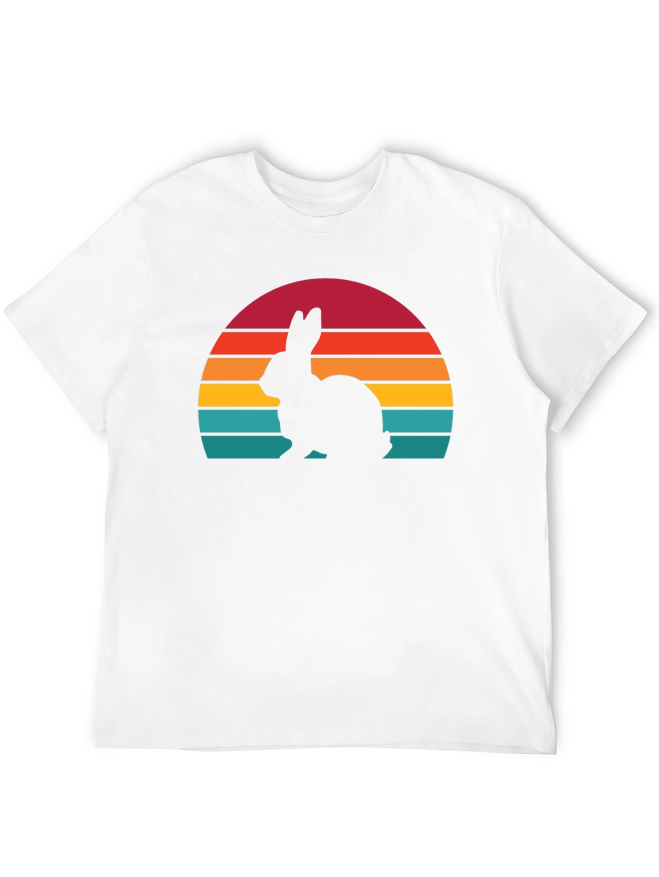 Retro Rabbit Silhouette T-Shirt
