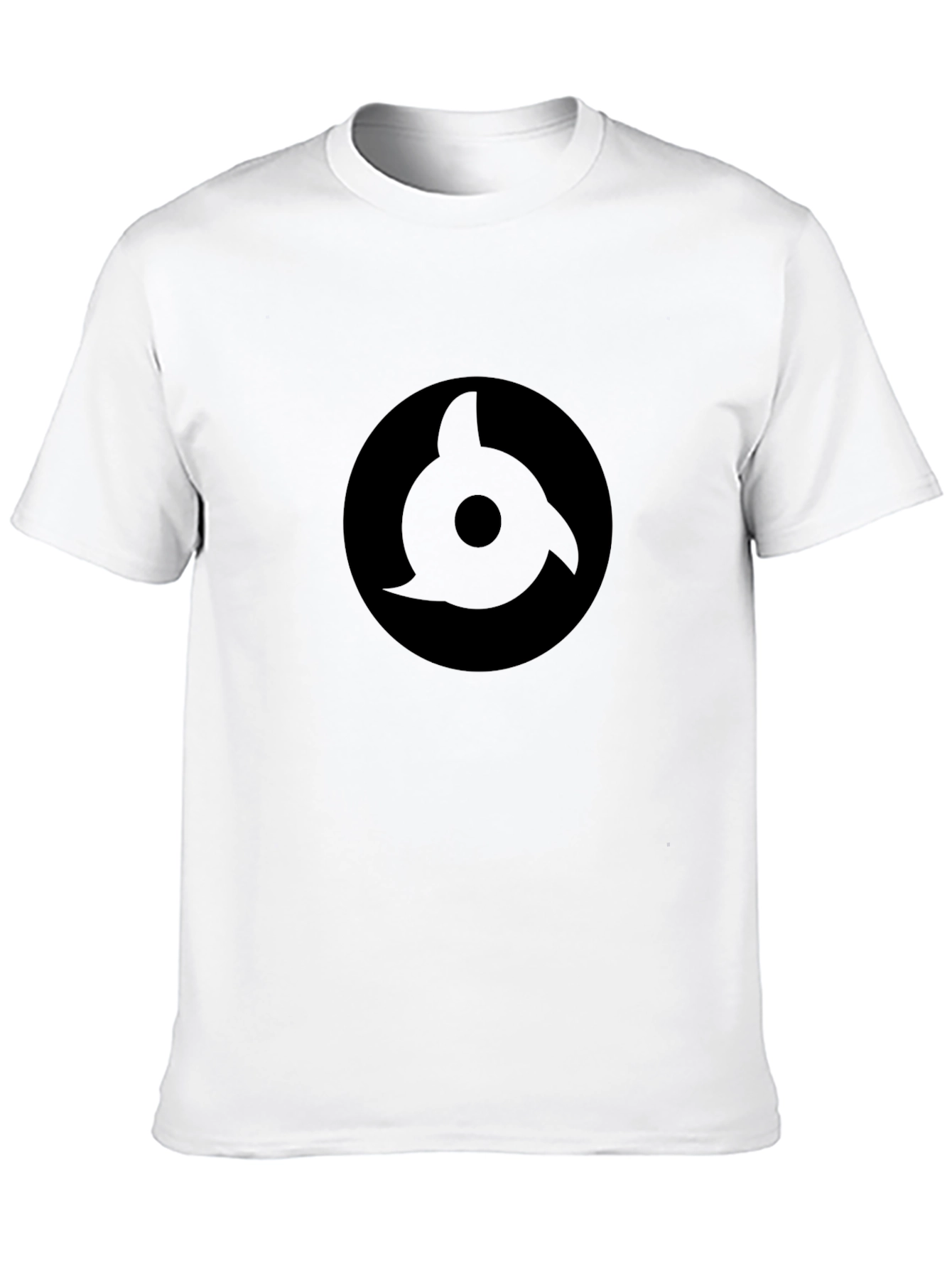 Black Sharingan Graphic Tee - Anime Inspired