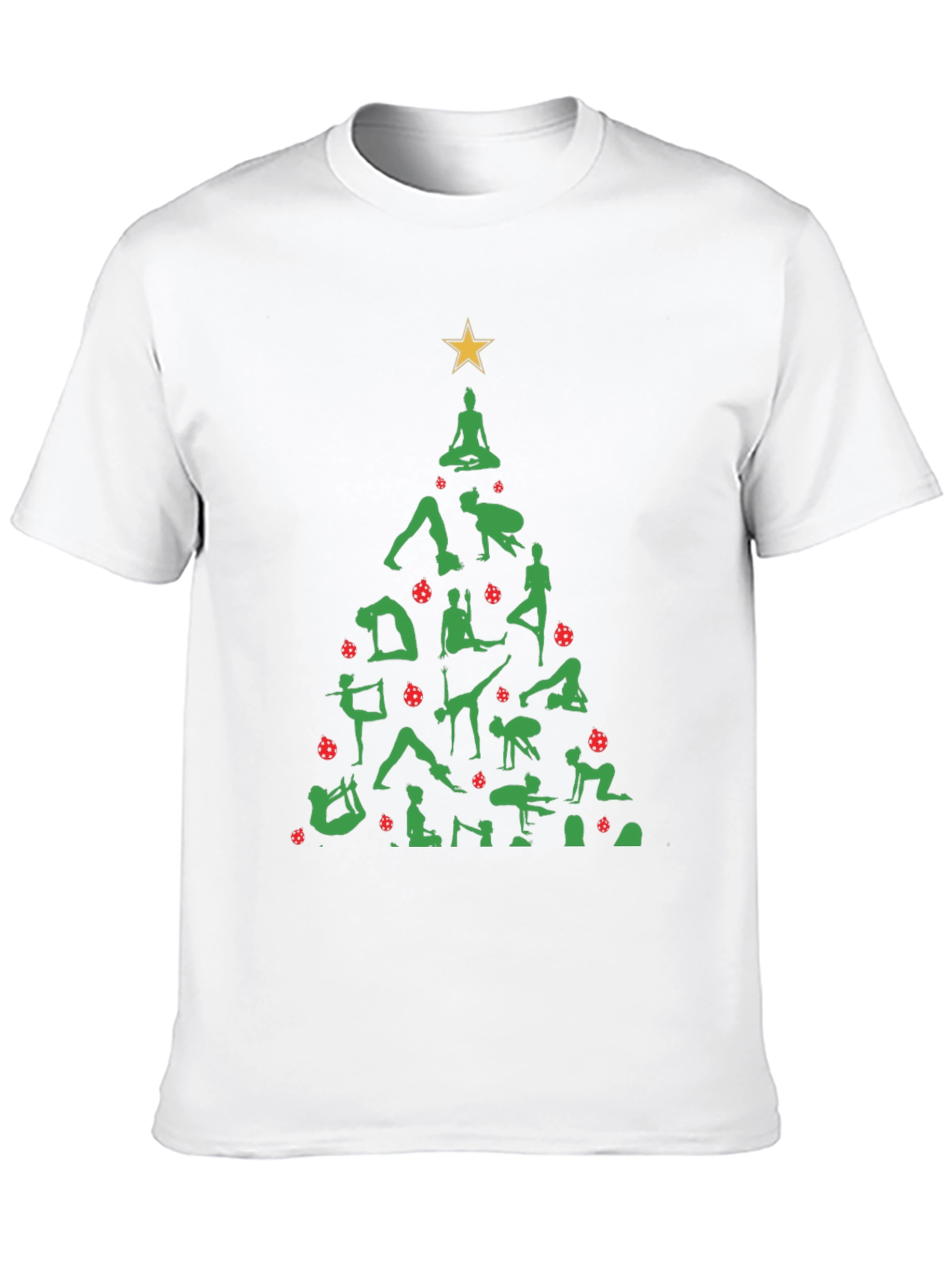 Yoga Christmas Tree T-Shirt - Holiday Fun
