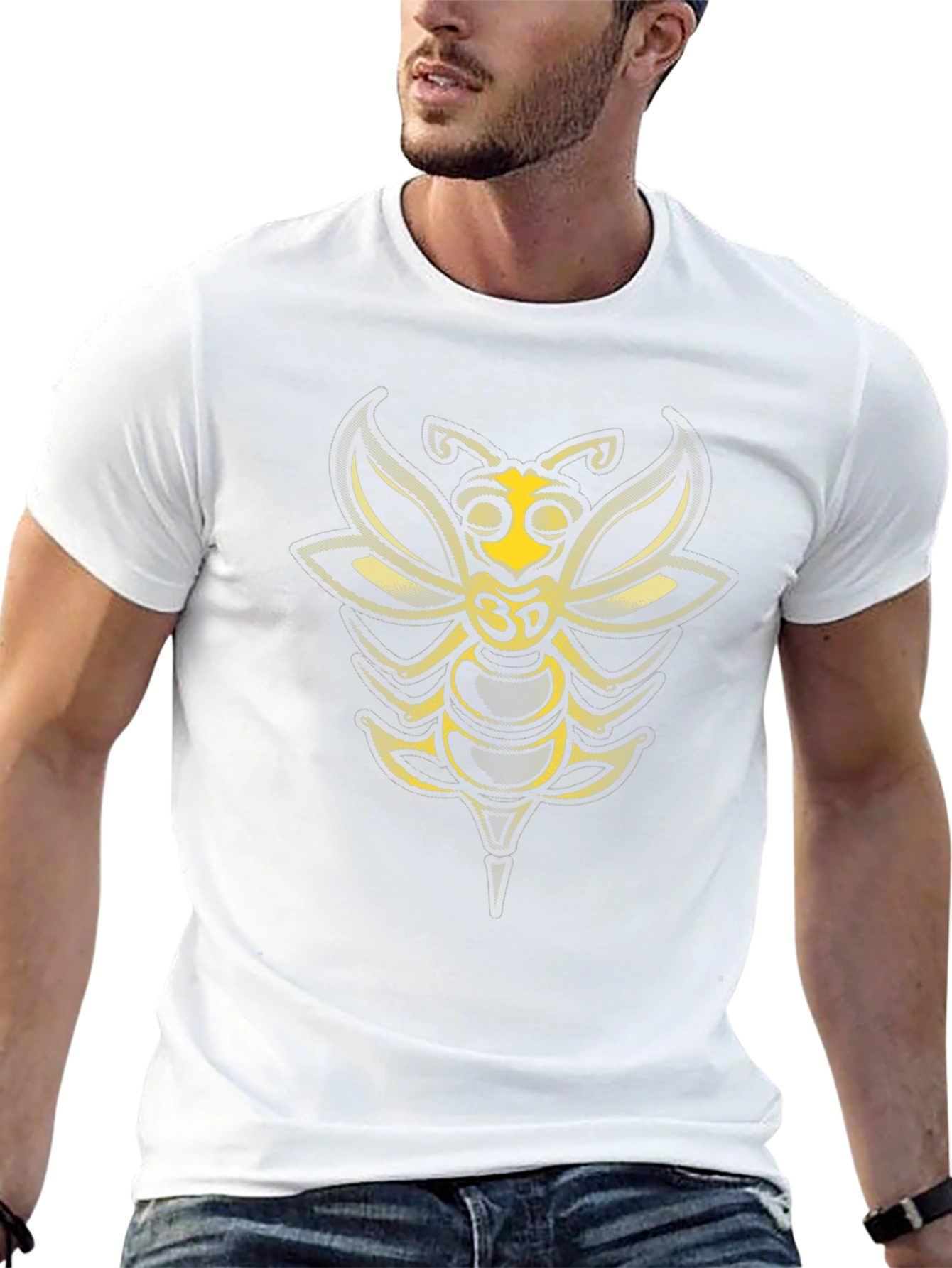 Wasp Graphic T-Shirt - Black Cotton Tee