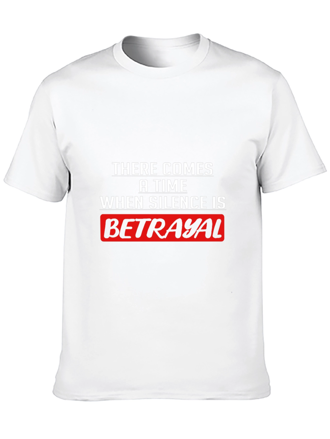 Silence is Betrayal Graphic Tee - Black