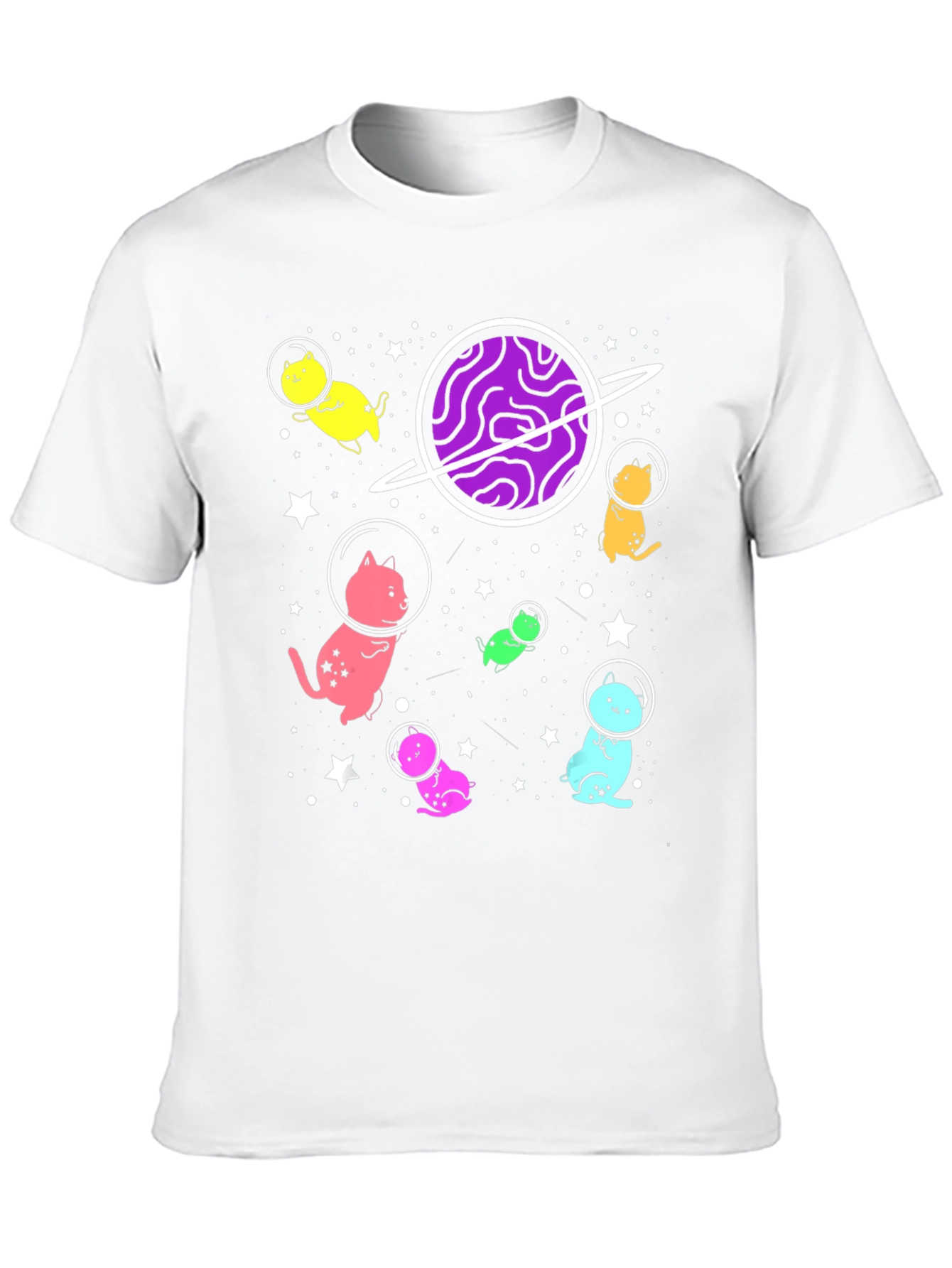 Cosmic Cat Astronaut T-Shirt