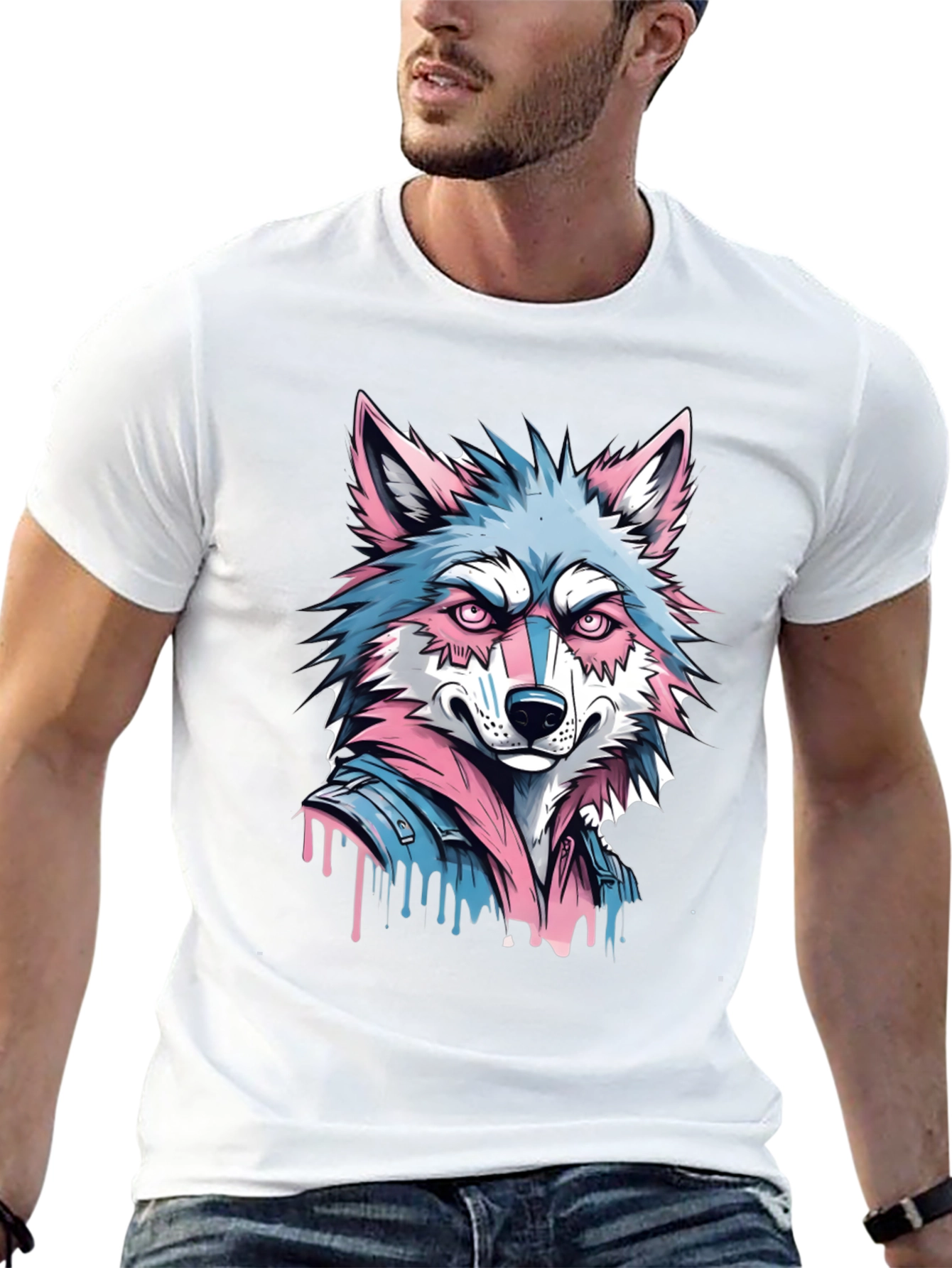 Transgender Pride Wolf T-Shirt