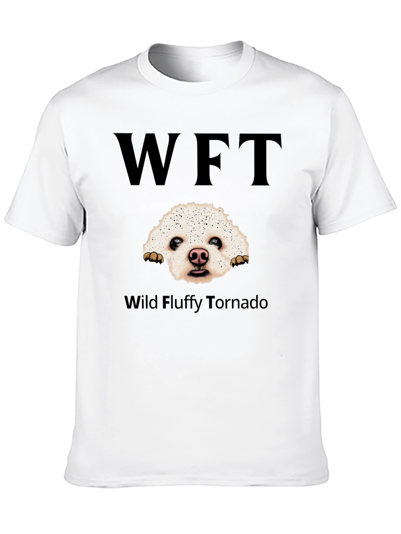 Wild Fluffy Tornado Dog T-Shirt