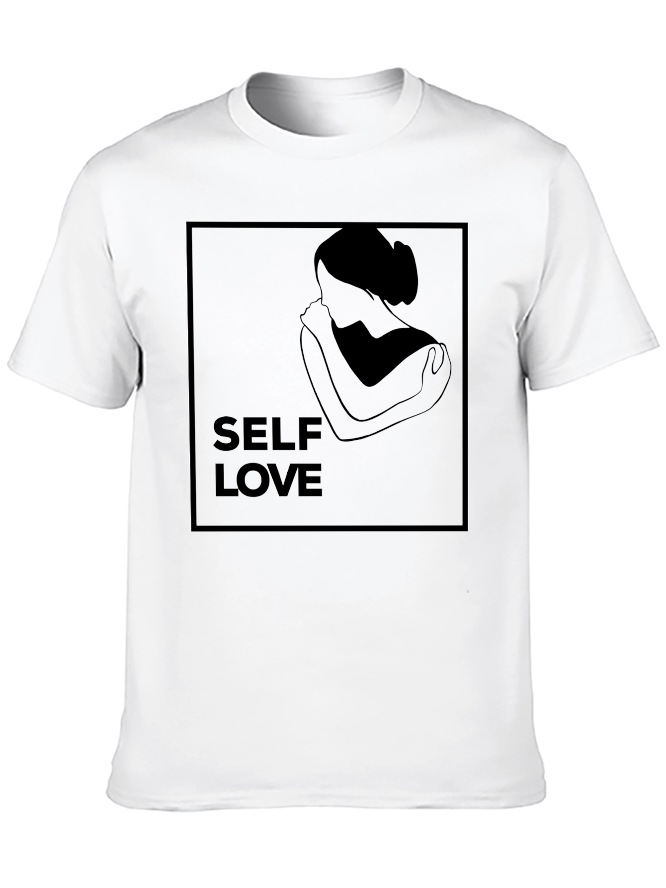 Self Love Black Graphic Tee Shirt