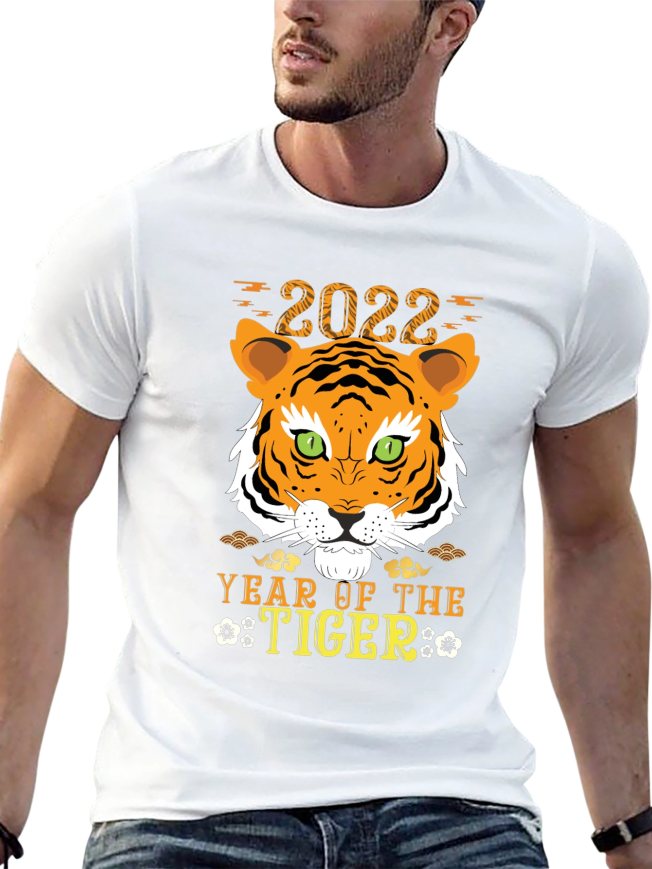 Year of the Tiger 2022 Black T-Shirt