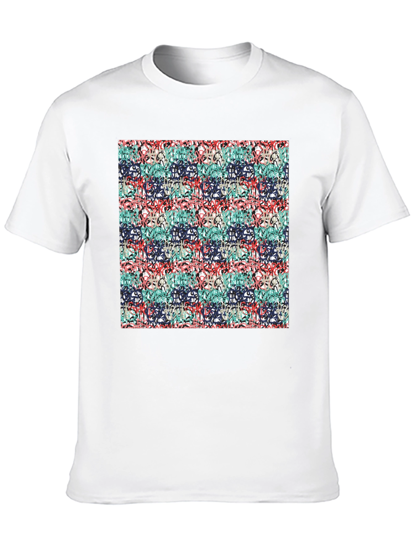 Abstract Art Mens T-Shirt - Vivid Graphic Tee