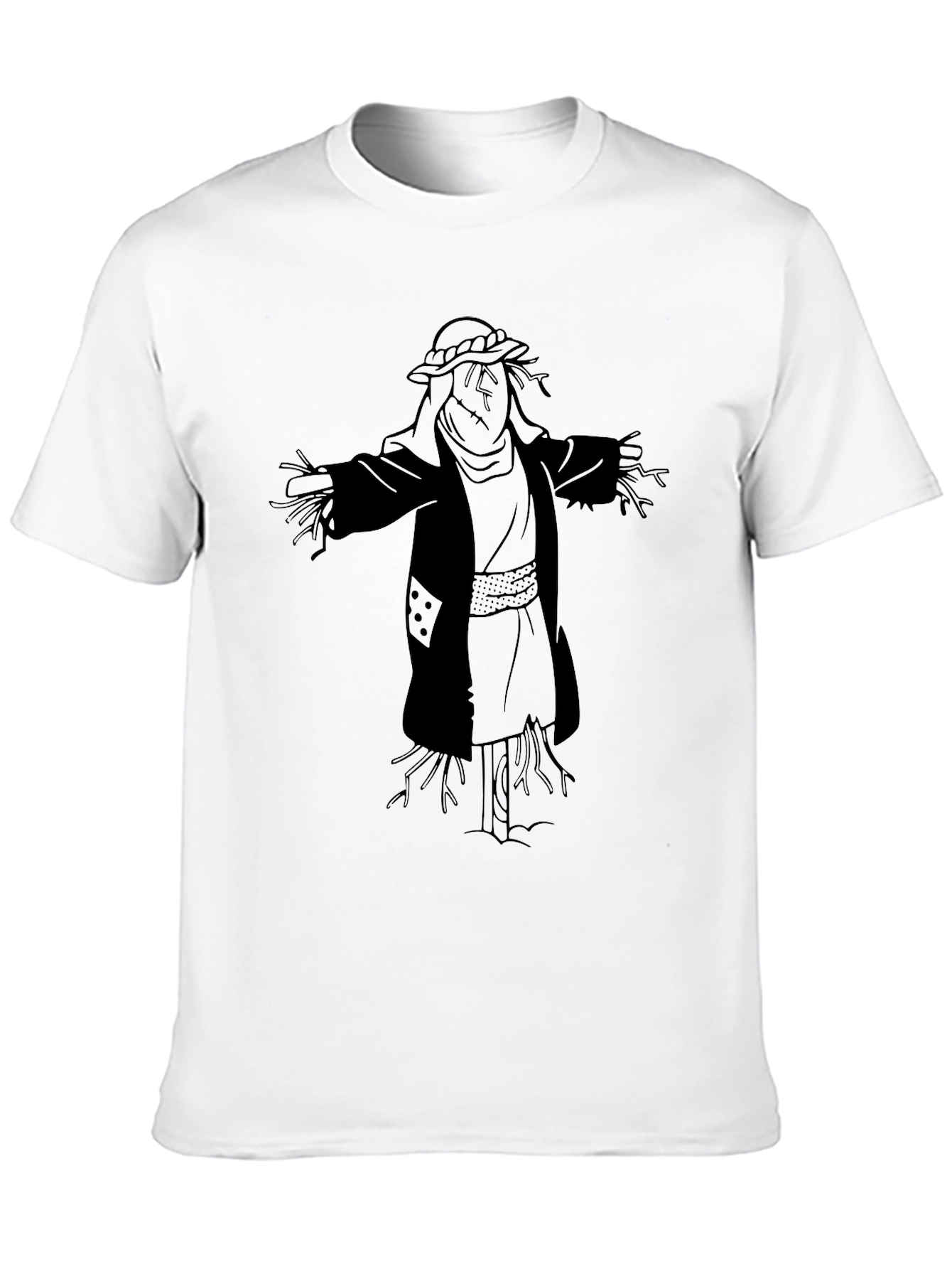 Scarecrow Graphic Tee - Spooky Season Shirt