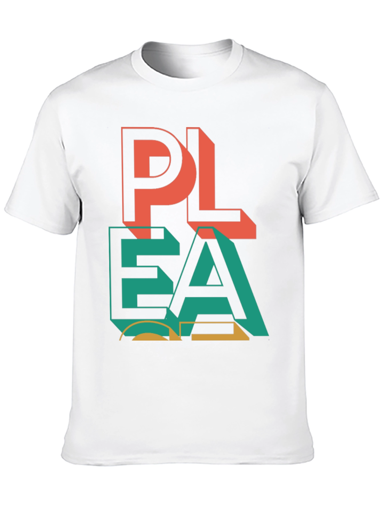 Bold Graphic Print Black T-Shirt