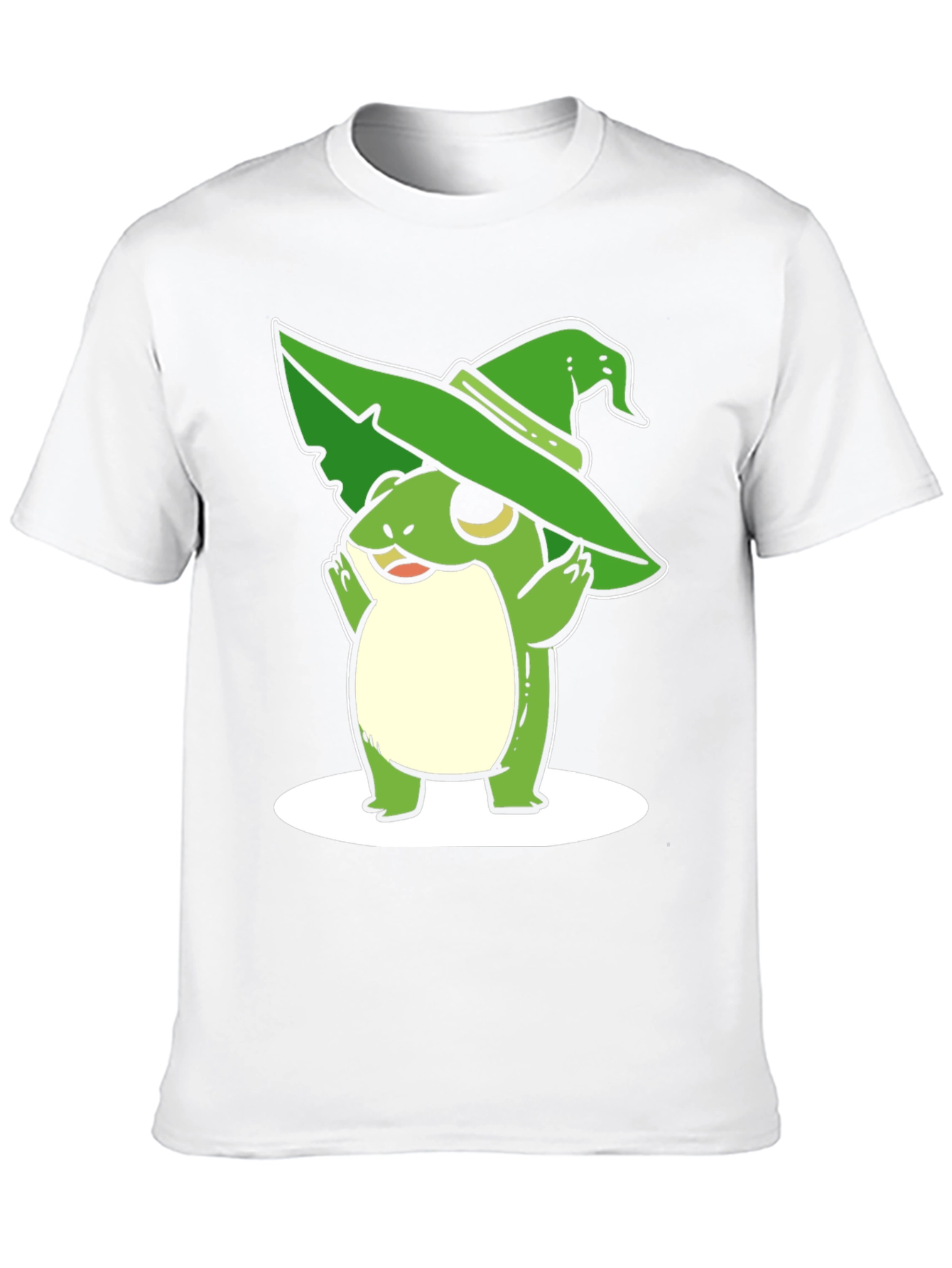 Whimsical Frog Wizard Graphic Tee
