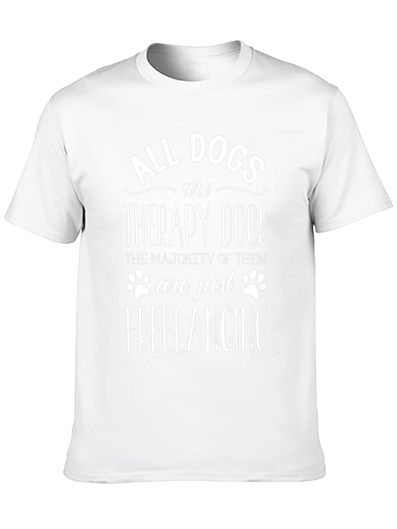 All Dogs Are Therapy Dogs Graphic Tee