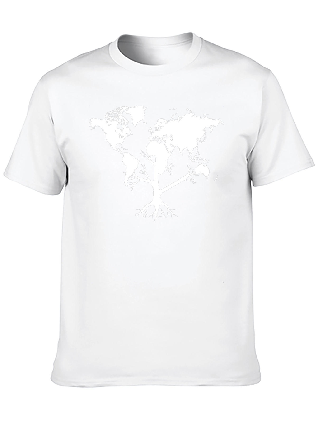World Map Tree T-Shirt - Global Roots