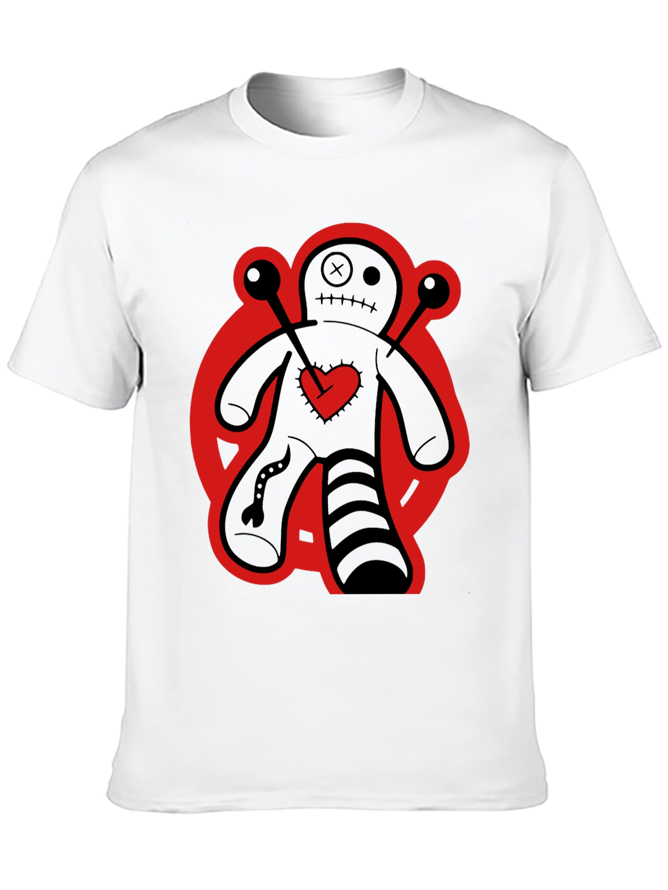 Voodoo Doll Graphic Tee - Black