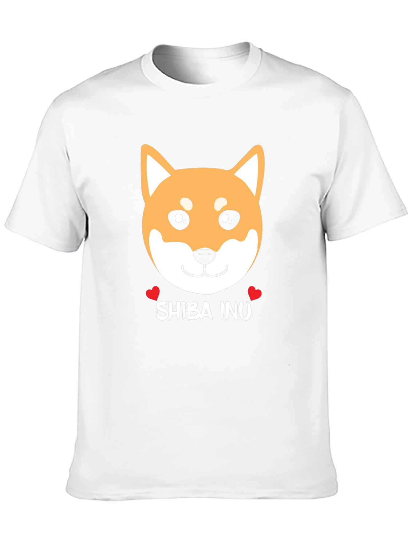 Shiba Inu Dog Graphic Print T-Shirt